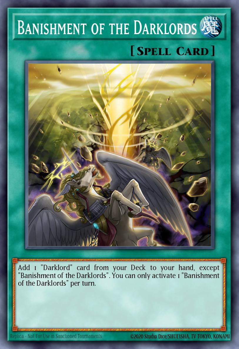yugioh darklord cards MZMU-EN112 - Banishment of the Darklords - Rare
