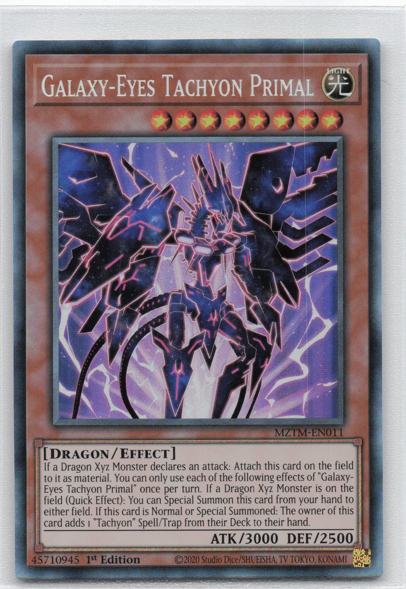 MZTM-EN011 - Galaxy-Eyes Tachyon Primal - Collector's Rare - Effect Monster - Maze Of The Master