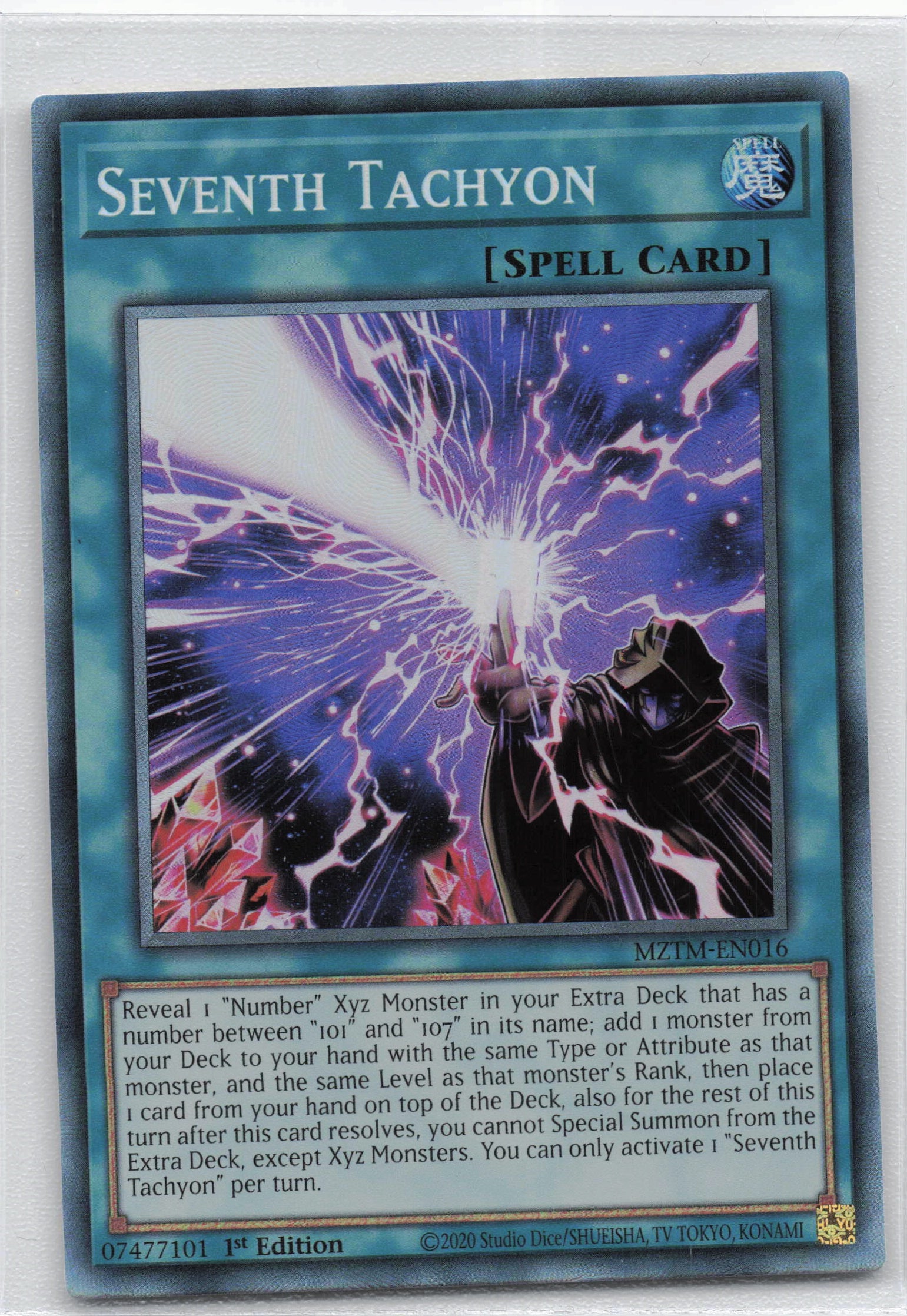 MZTM-EN016 - Seventh Tachyon - Collector's Rare - Normal Spell - Maze Of The Master
