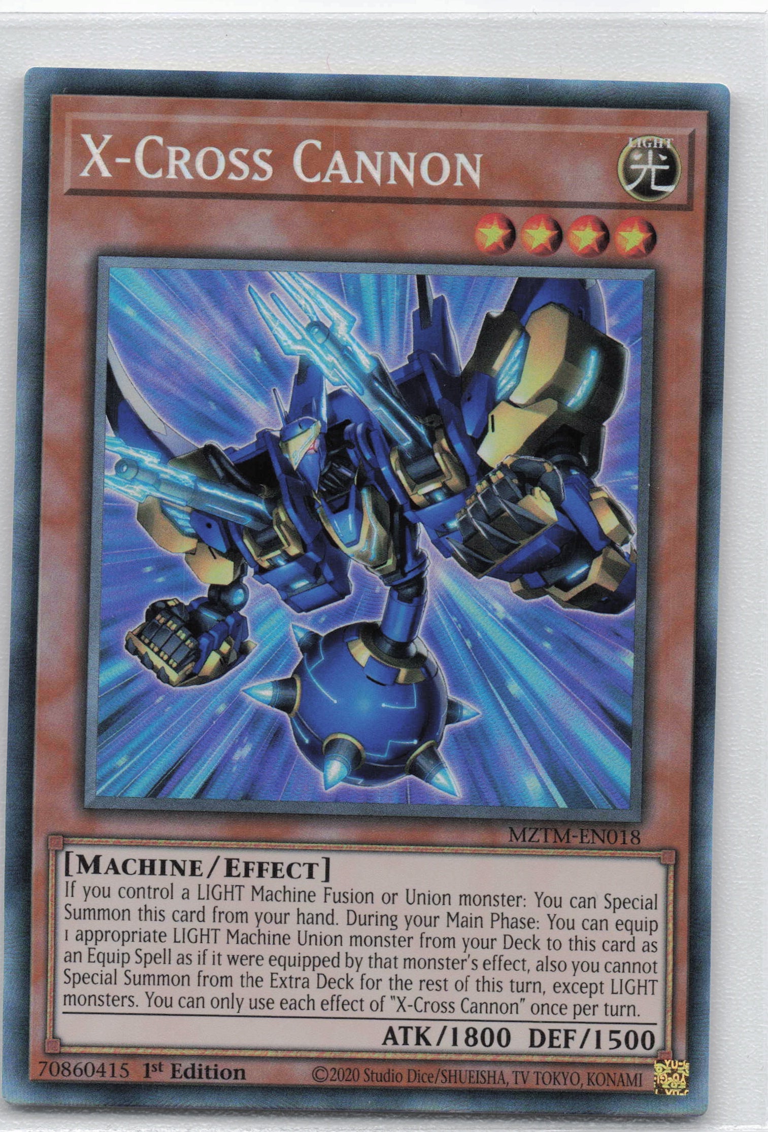 MZTM-EN018 - X-Cross Cannon - Collector's Rare - Effect Monster - Maze Of The Master
