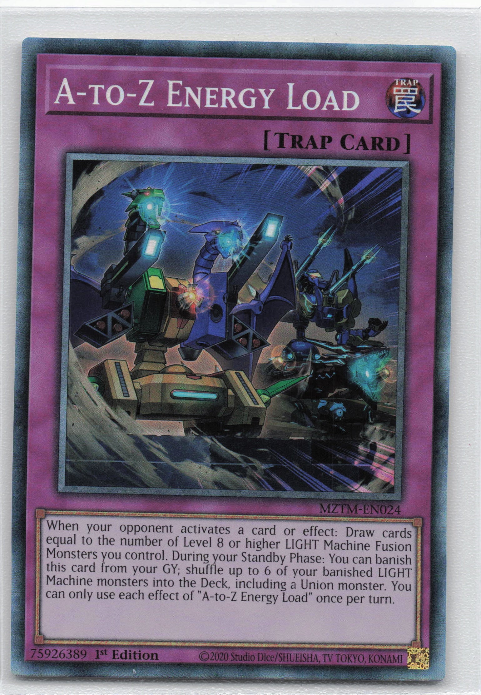 MZTM-EN024 - A-to-Z Energy Load - Collector's Rare - Normal Trap - Maze Of The Master