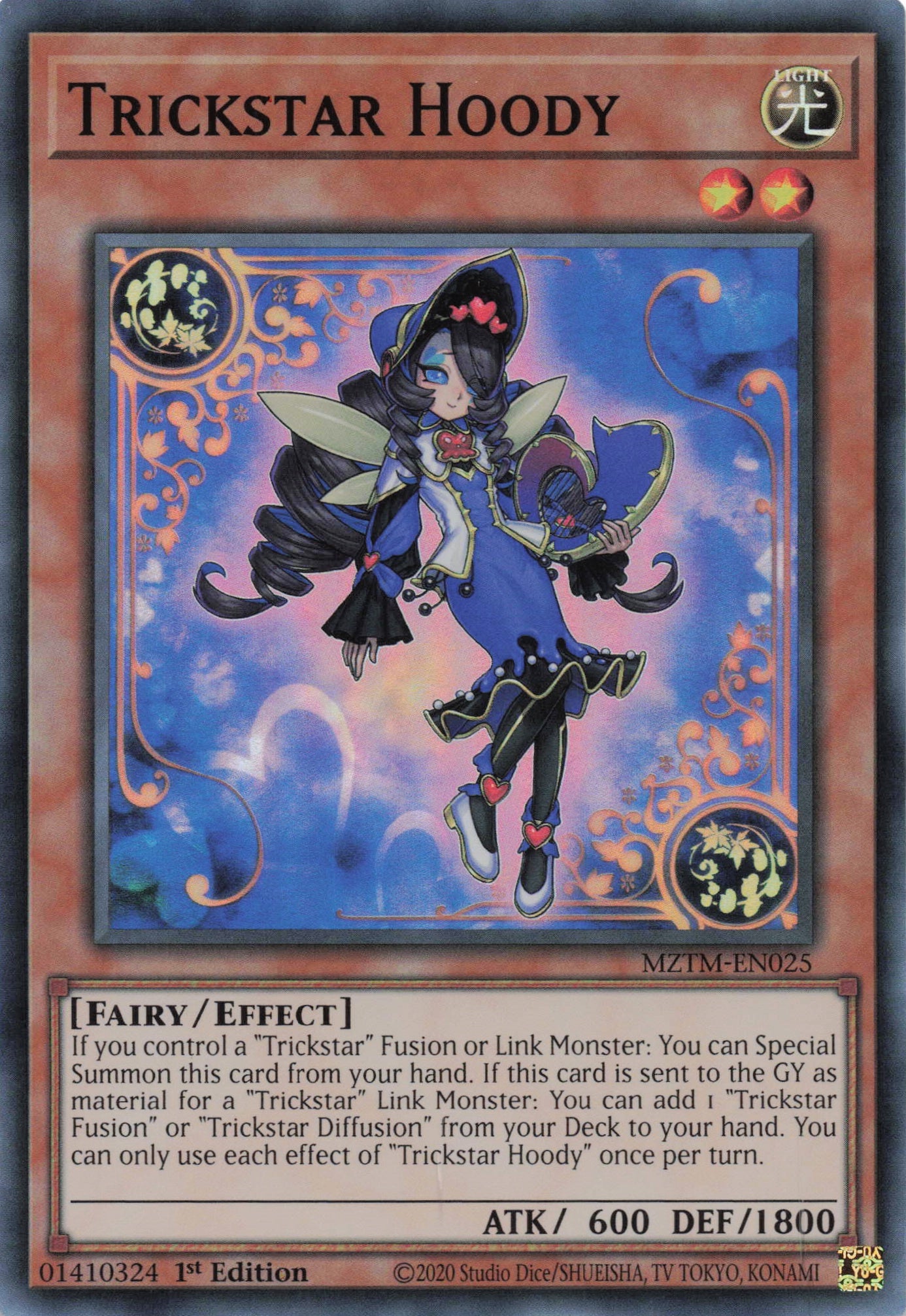 MZTM-EN025 - Trickstar Hoody - Super Rare - Effect Monster - Maze Of The Master
