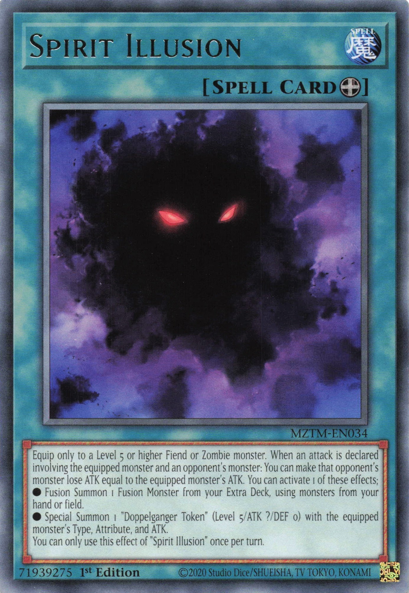 MZTM-EN034 - Spirit Illusion - Rare - Equip Spell - Maze Of The Master