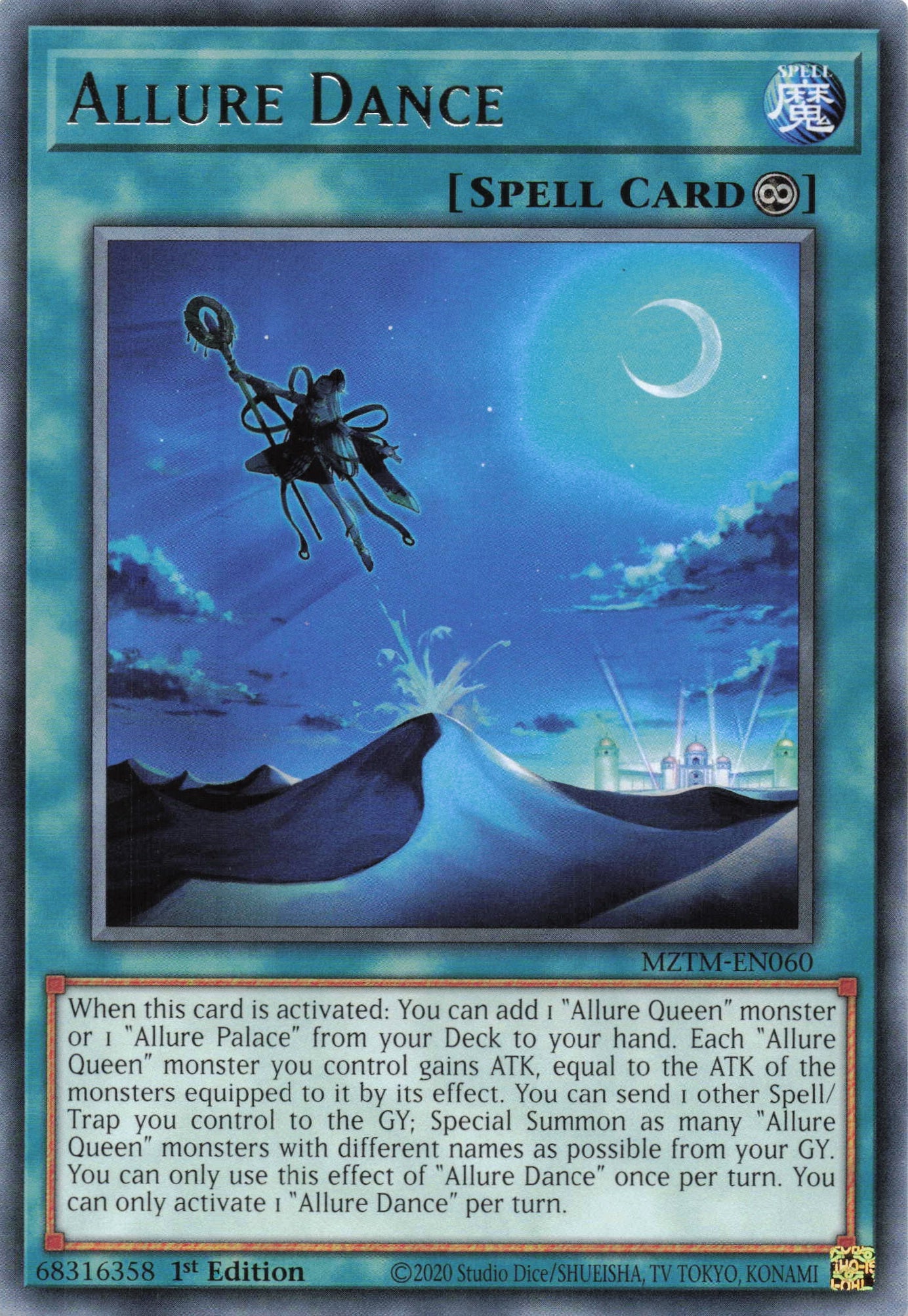 MZTM-EN060 - Allure Dance - Rare - Continuous Spell - Maze Of The Master