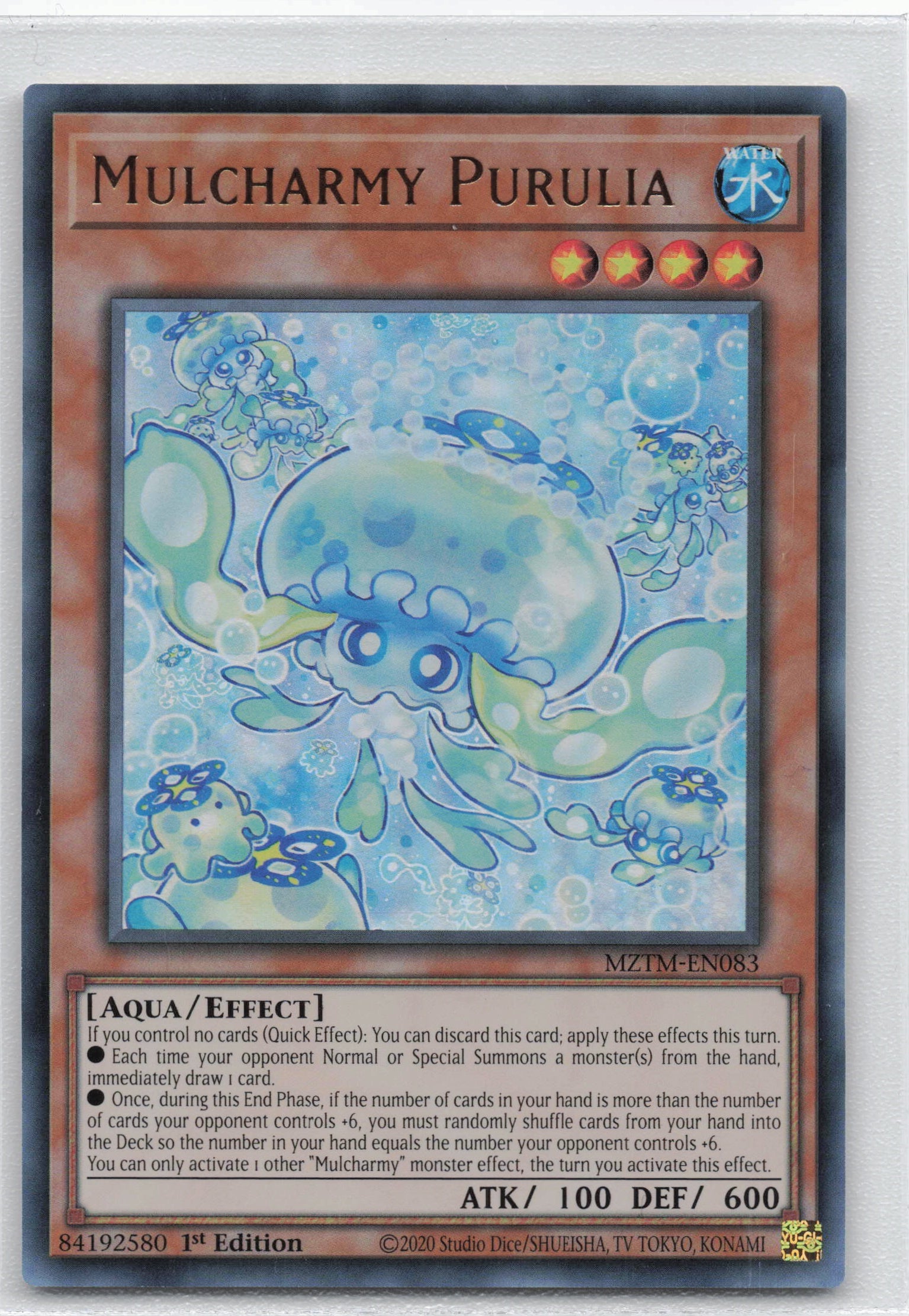 MZTM-EN083 - Mulcharmy Purulia - Ultra Rare - Effect Monster - Maze Of The Master