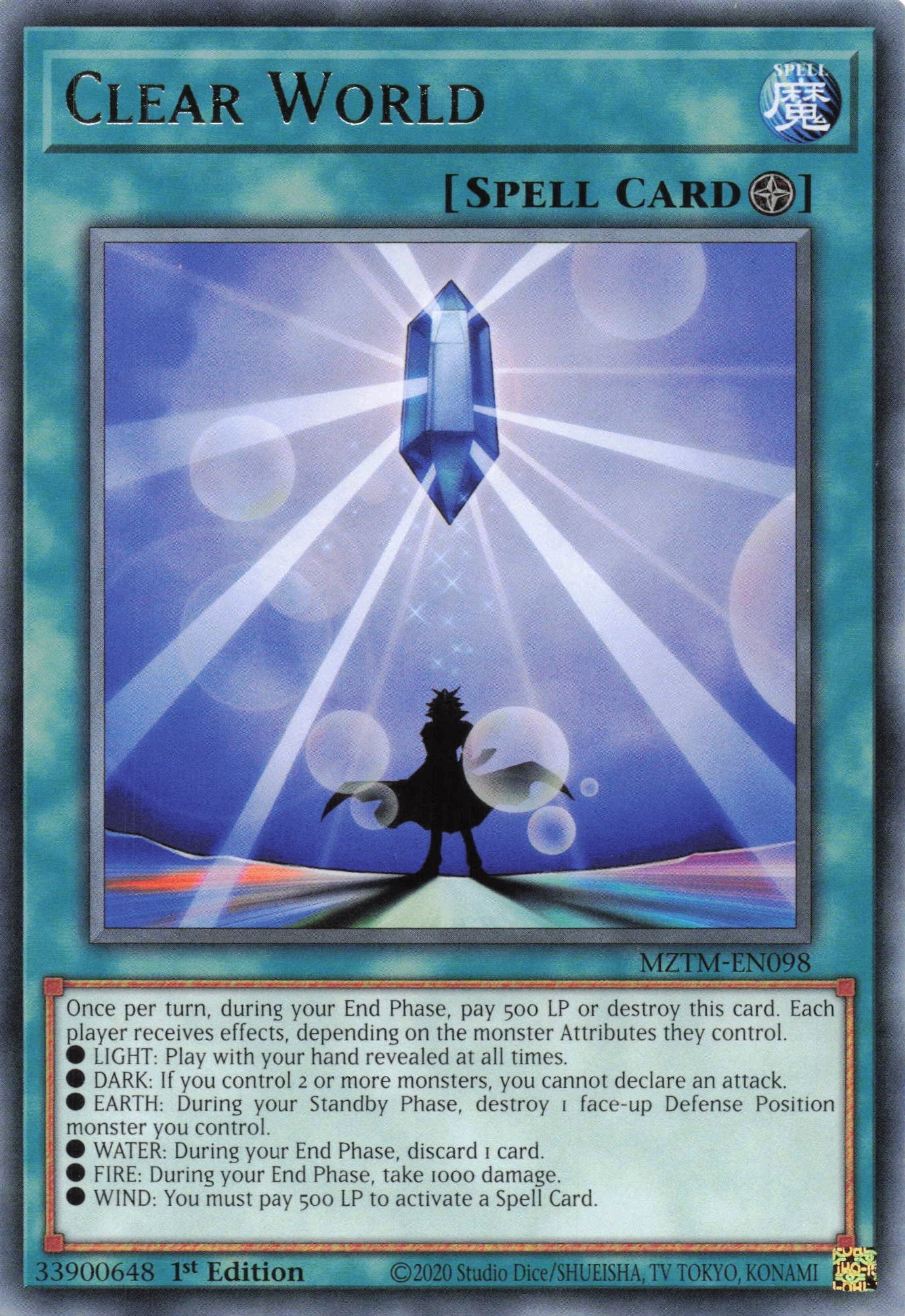 MZTM-EN098 - Clear World - Rare - Field Spell - Maze Of The Master