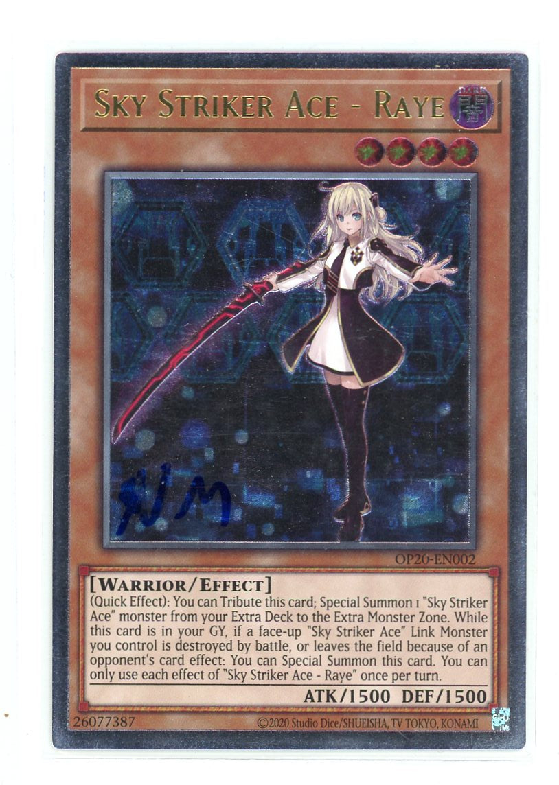 OP20-EN002 - Sky Striker Ace - Raye - Ultimate Rare - OTS Tournament Pack 20 - NM - EU PRINT