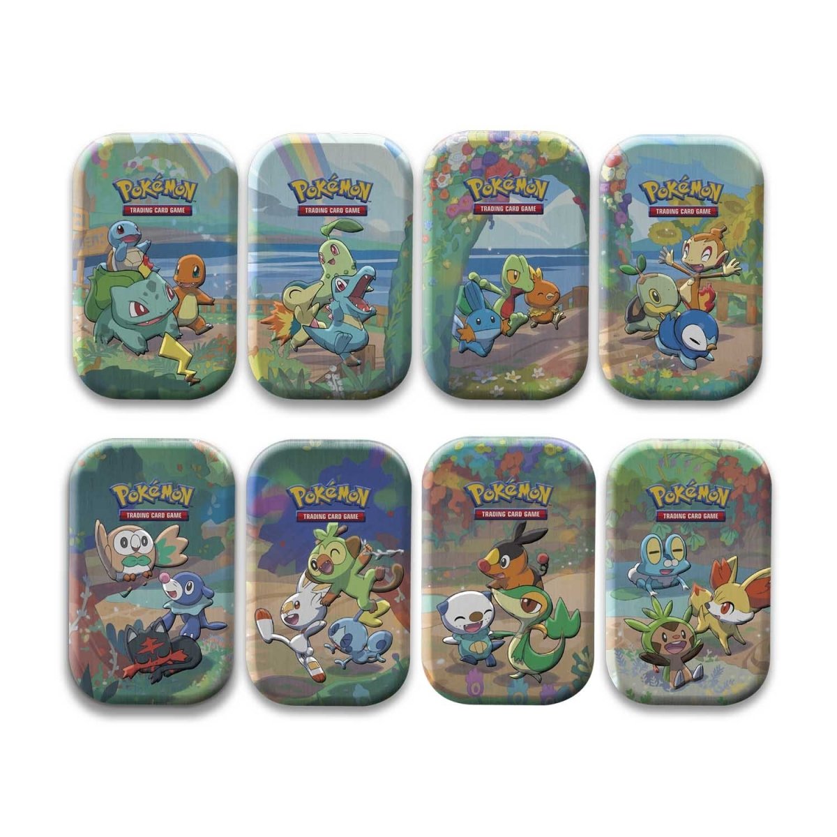 Pokemon Celebrations Mini Tin Complete Set of 8 Pokemon Celebrations Mini Tin Complete Set of 8