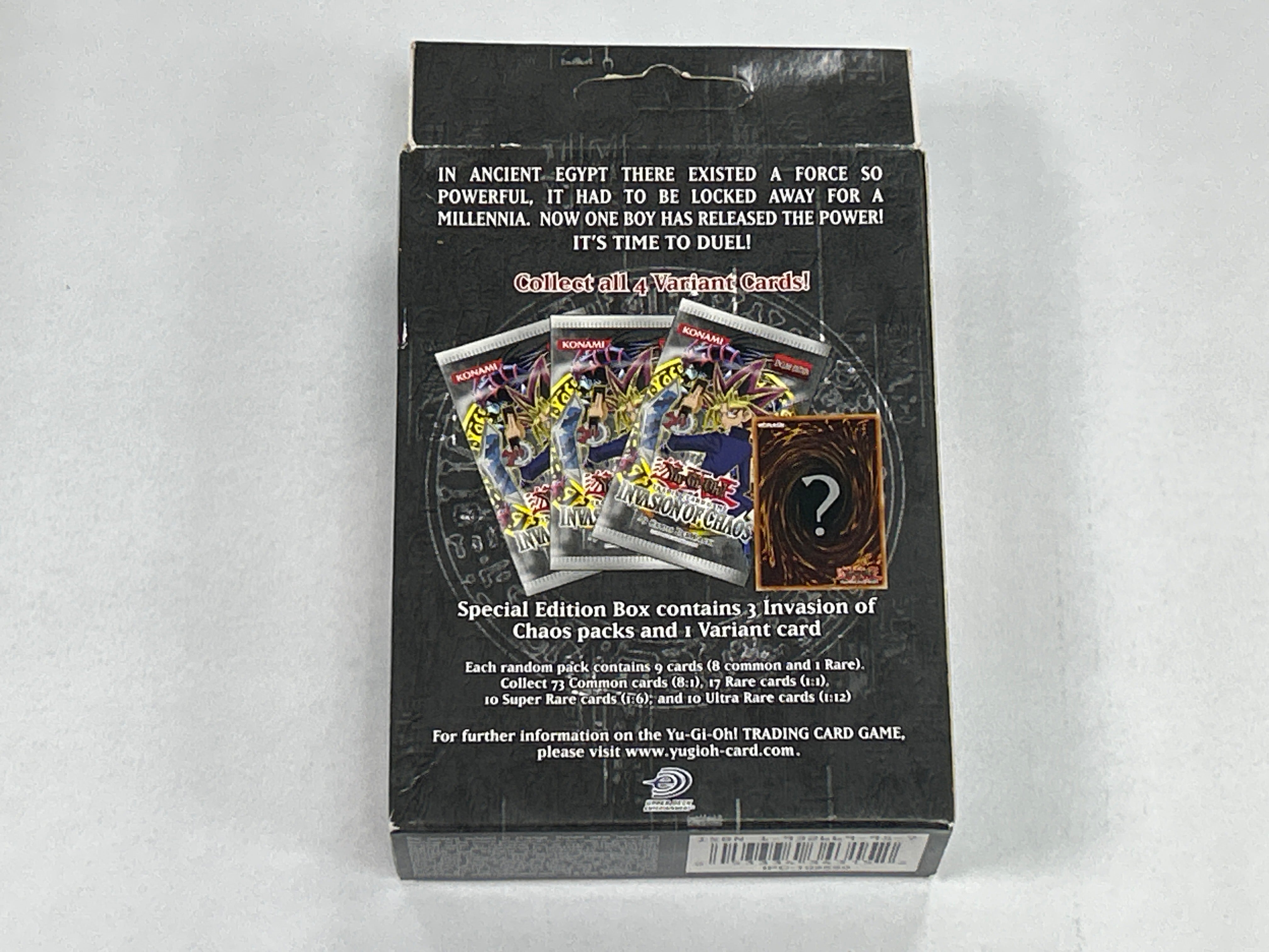 Yugioh - Invasion of Chaos Special Edition Sealed
