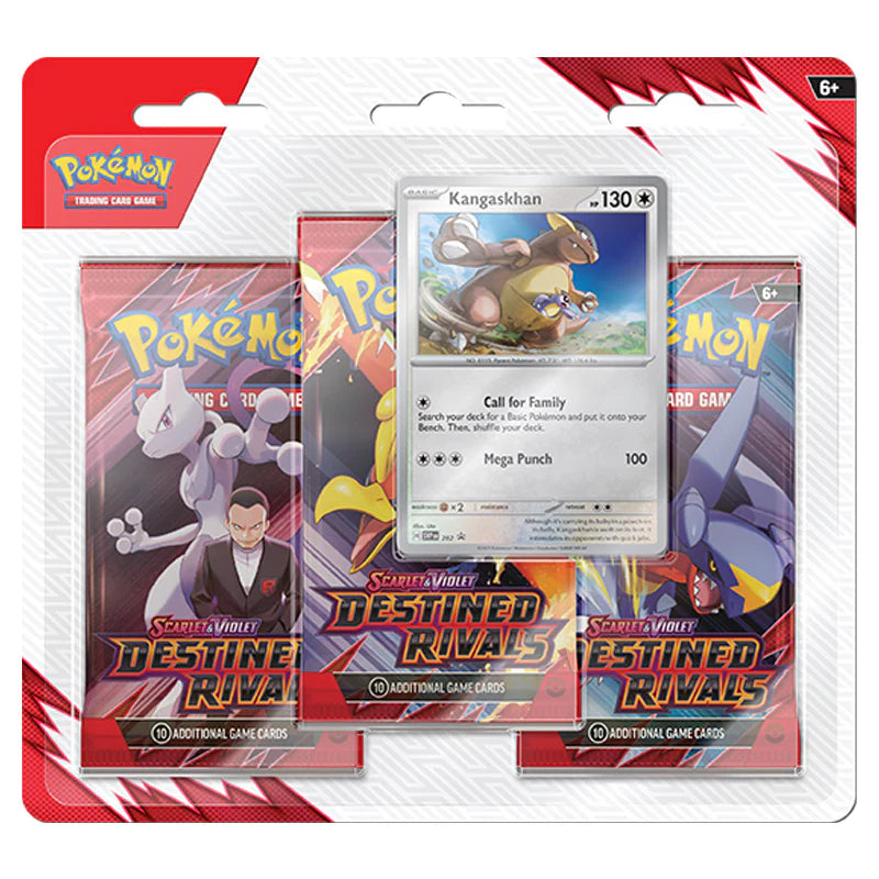 Pokemon Destined Rivals 3 Pack Blister Kangaskhan