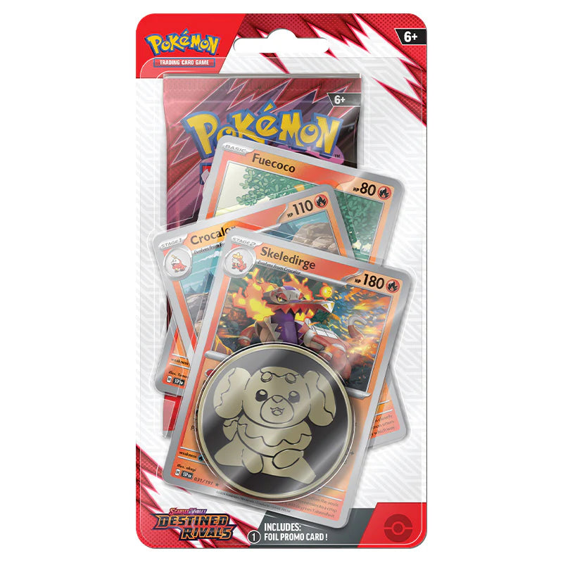 Pokemon Destined Rivals Premium Checklane Blister Skeledirge