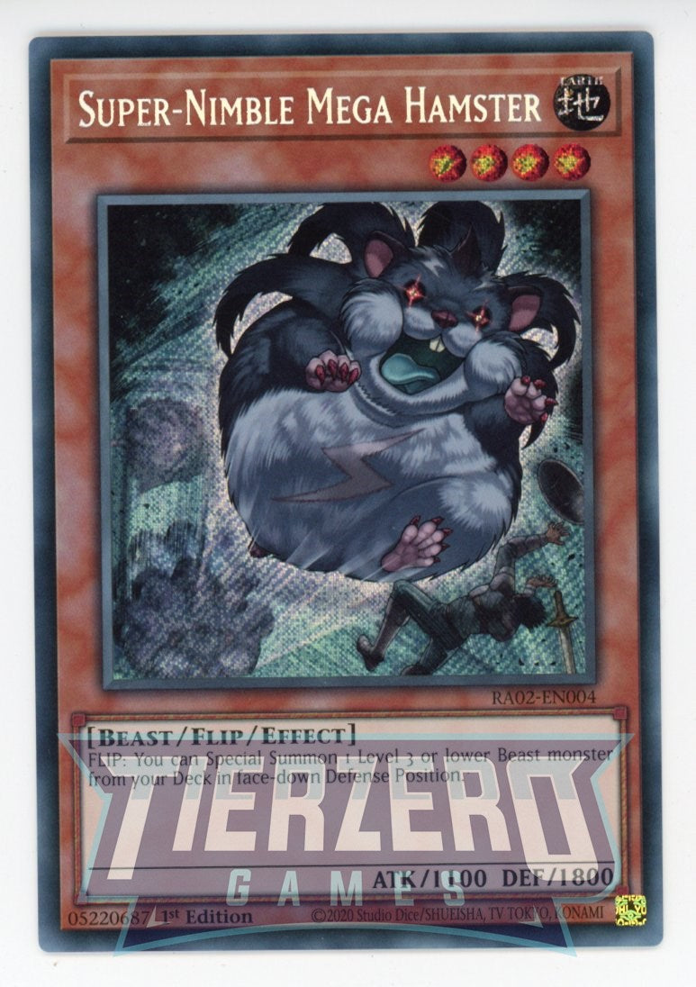 RA02-EN004 - Super Nimble Mega Hamster - Secret Rare - - Rarity Collec RA02-EN004 - Super Nimble Mega Hamster - Secret Rare - - Rarity Collec