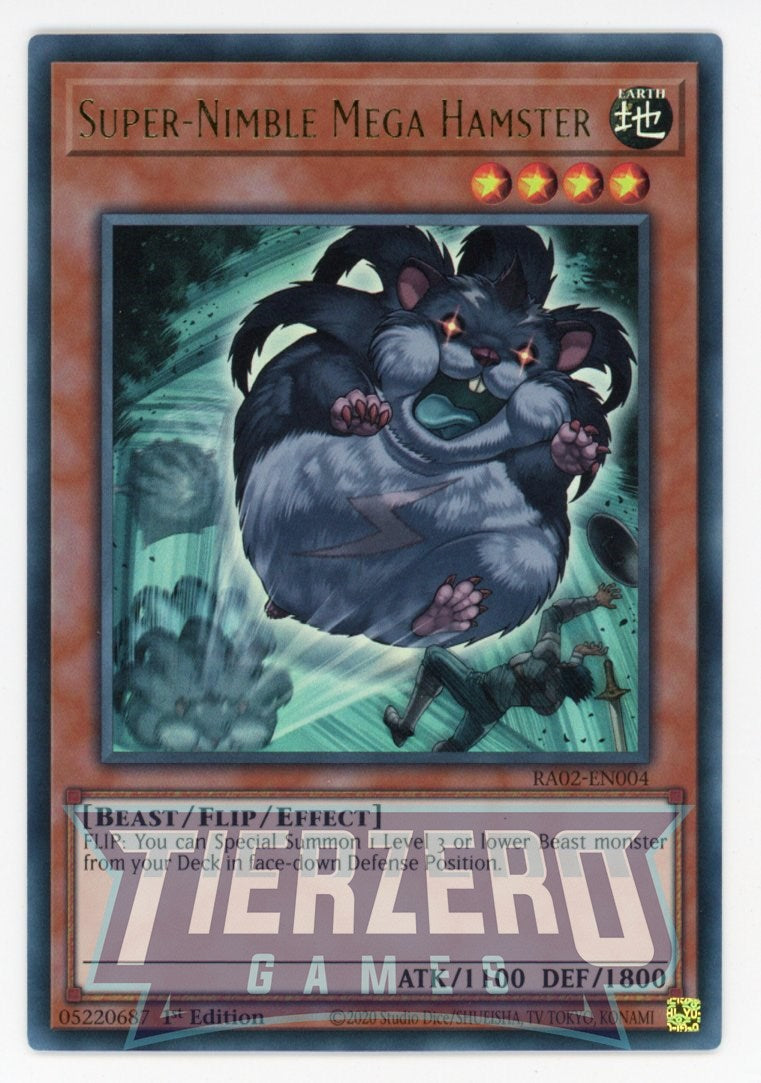 RA02-EN004 - Super Nimble Mega Hamster - Ultra Rare - - Rarity Collection 2