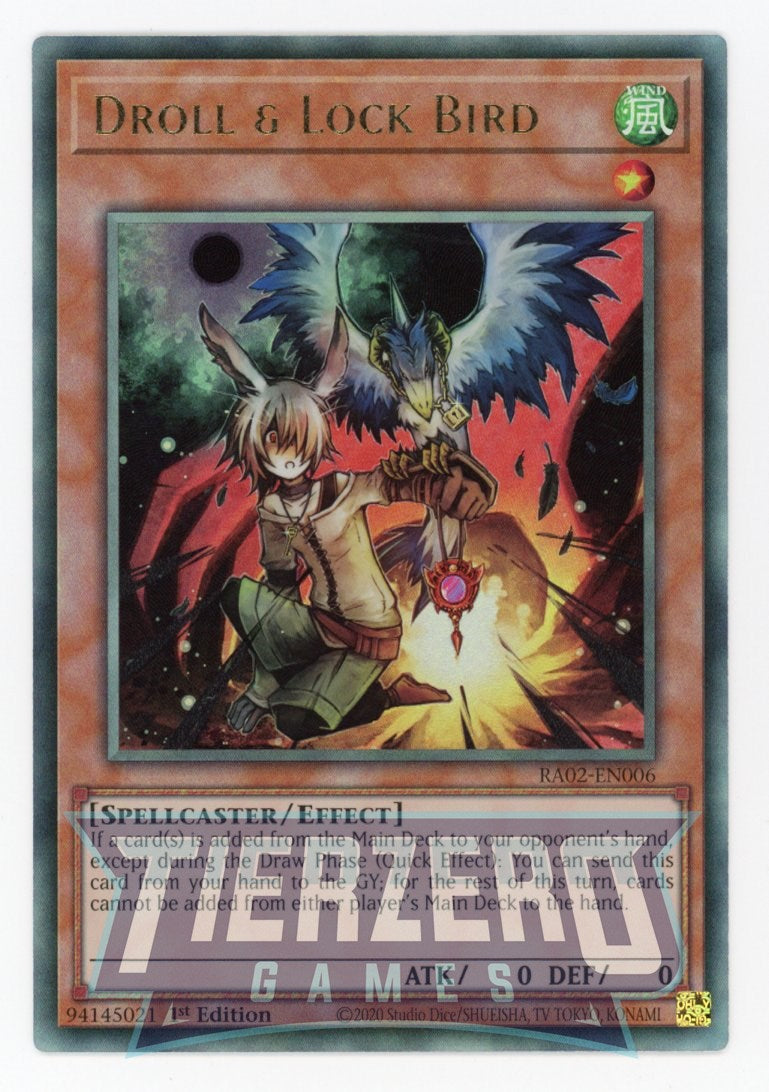 RA02-EN006 - Droll & Lock Bird - Ultimate Rare - - Rarity Collection 2