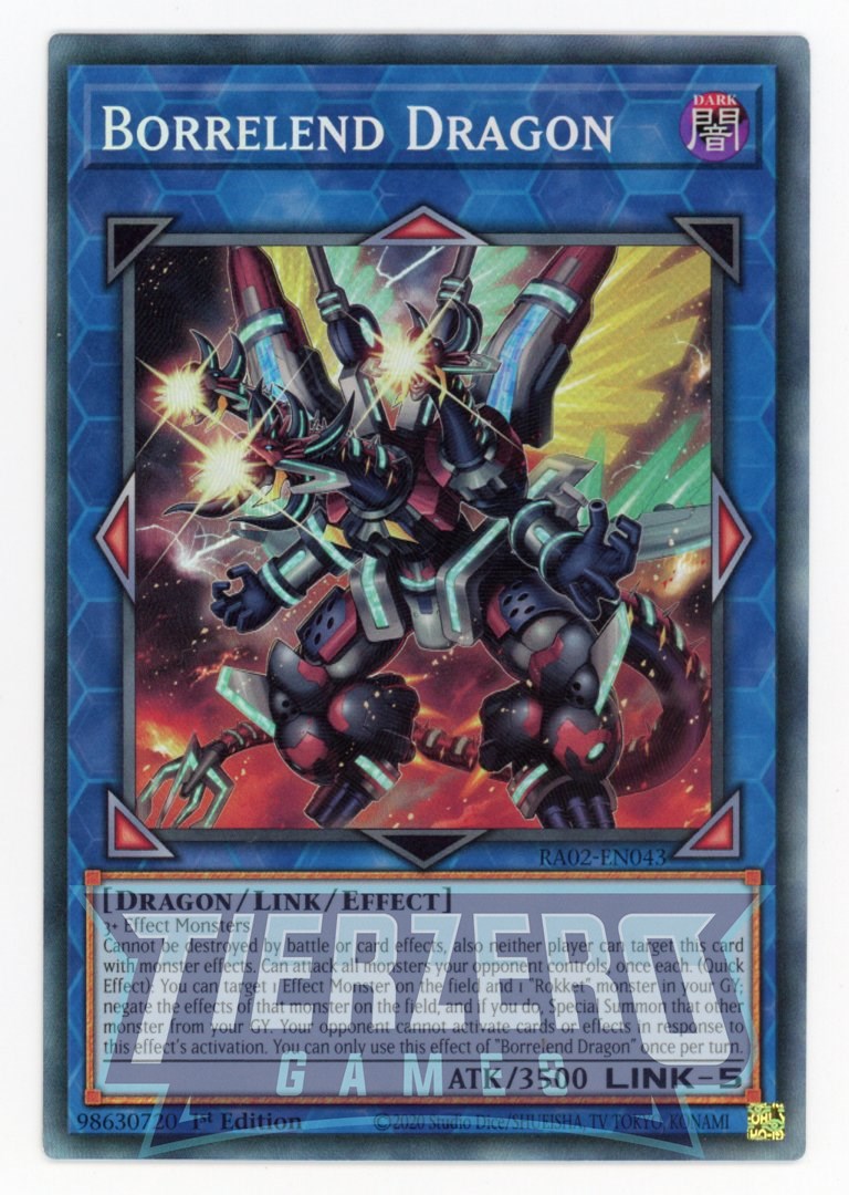 RA02-EN043 - Borrelend Dragon - Collector's Rare - - Rarity Collection 2