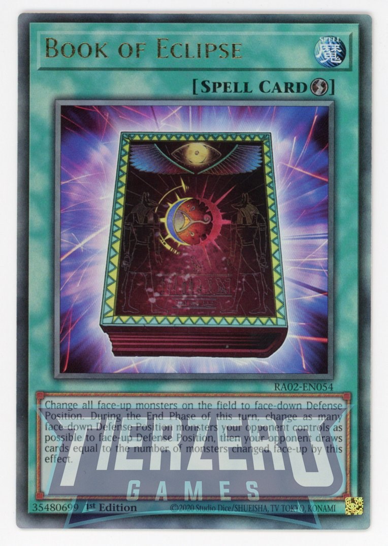 book of cards rare RA02-EN054 - Book of Eclipse - Ultimate Rare