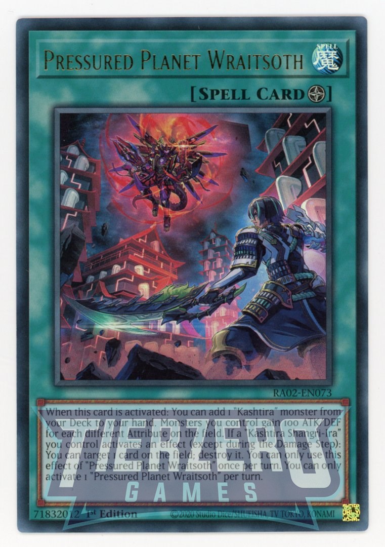 yugioh planet deck RA02-EN073 - Pressured Planet Wraithsoth - Ultra Rare