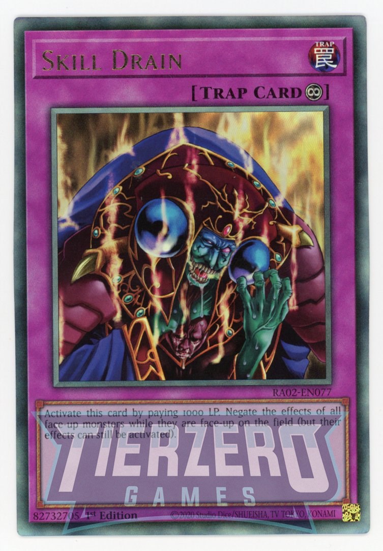 skill drain yugioh card RA02-EN077 - Skill Drain - Ultimate Rare