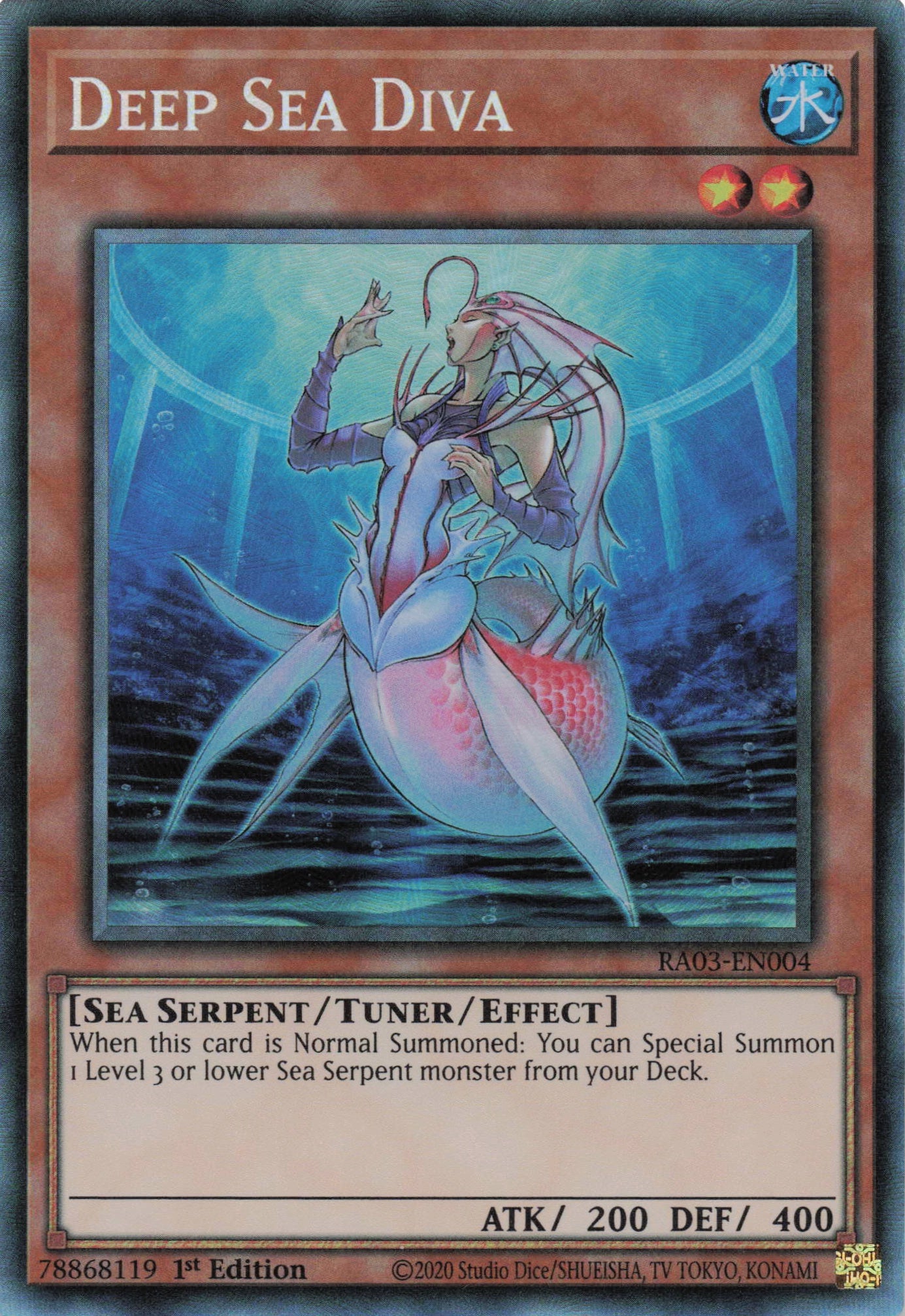 Deep Sea Diva RA03-EN004 - Collector's Rare -