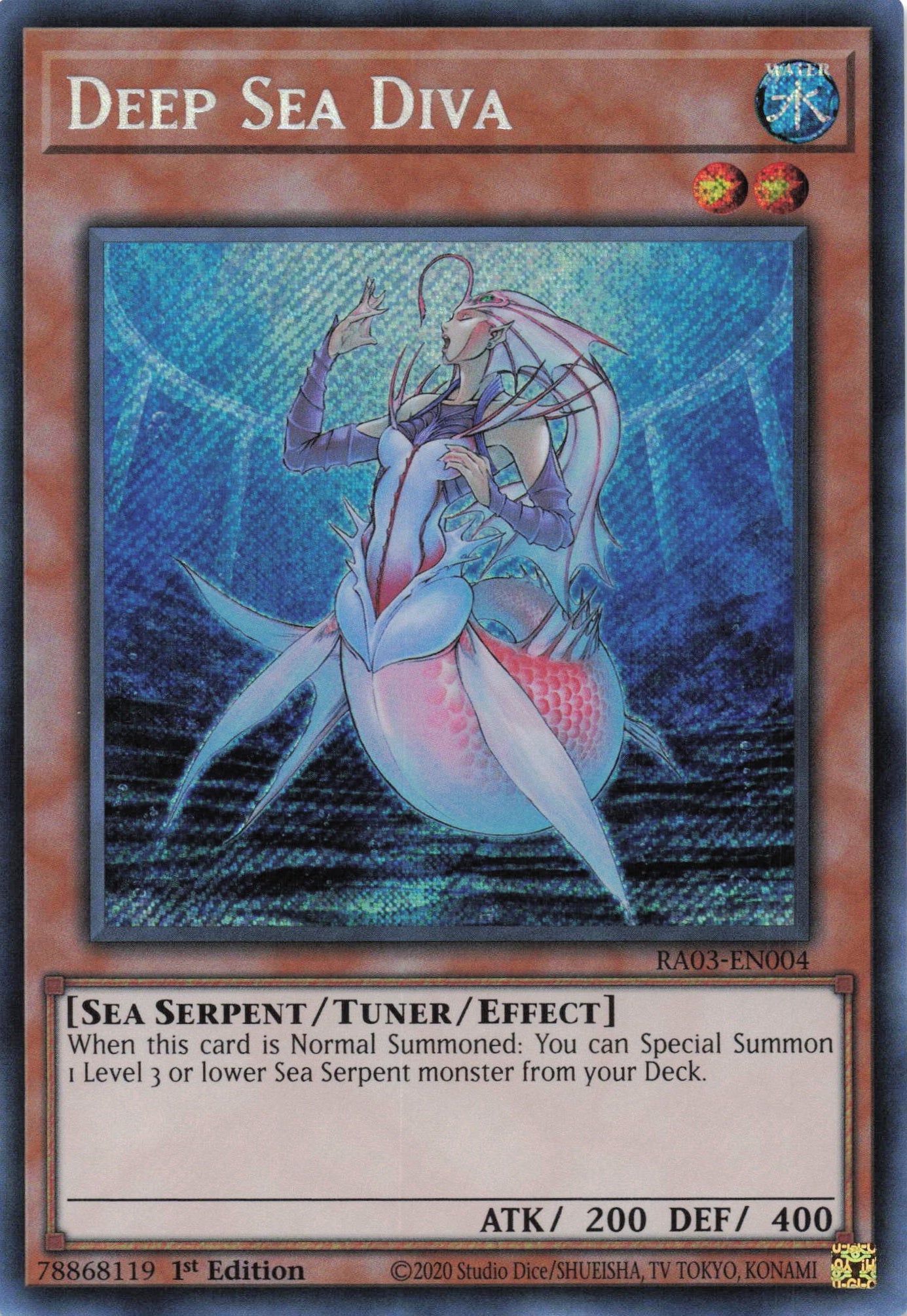 Deep Sea Diva RA03-EN004 - Secret Rare -