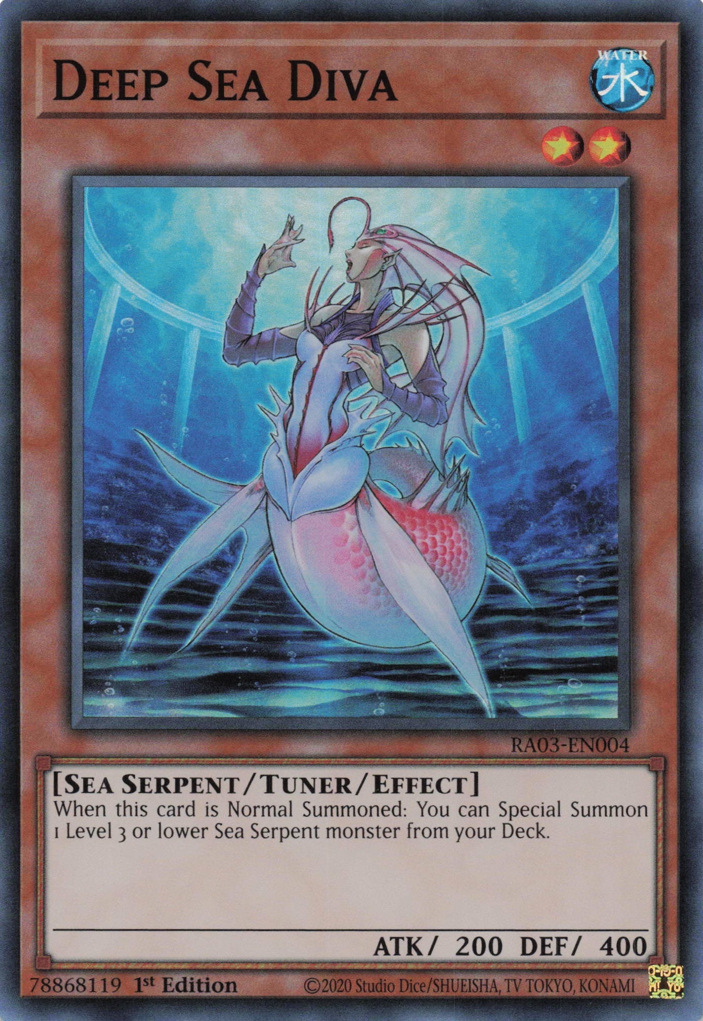 Deep Sea Diva RA03-EN004 - Super Rare -