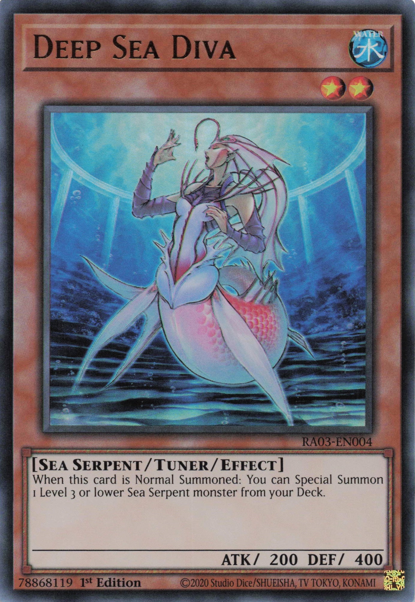 Deep Sea Diva RA03-EN004 - Ultra Rare -