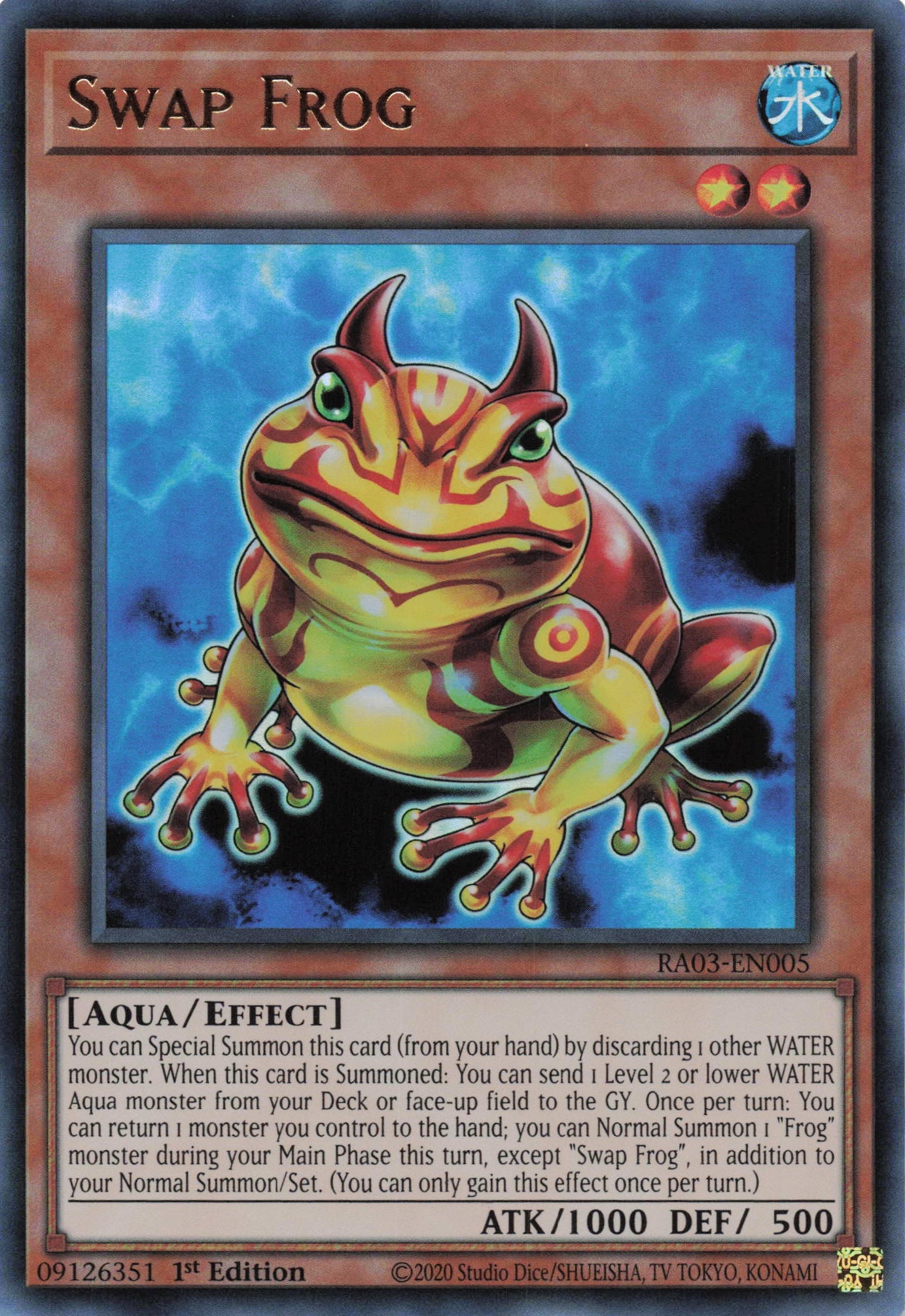 Swap Frog RA03-EN005 - Ultra Rare -