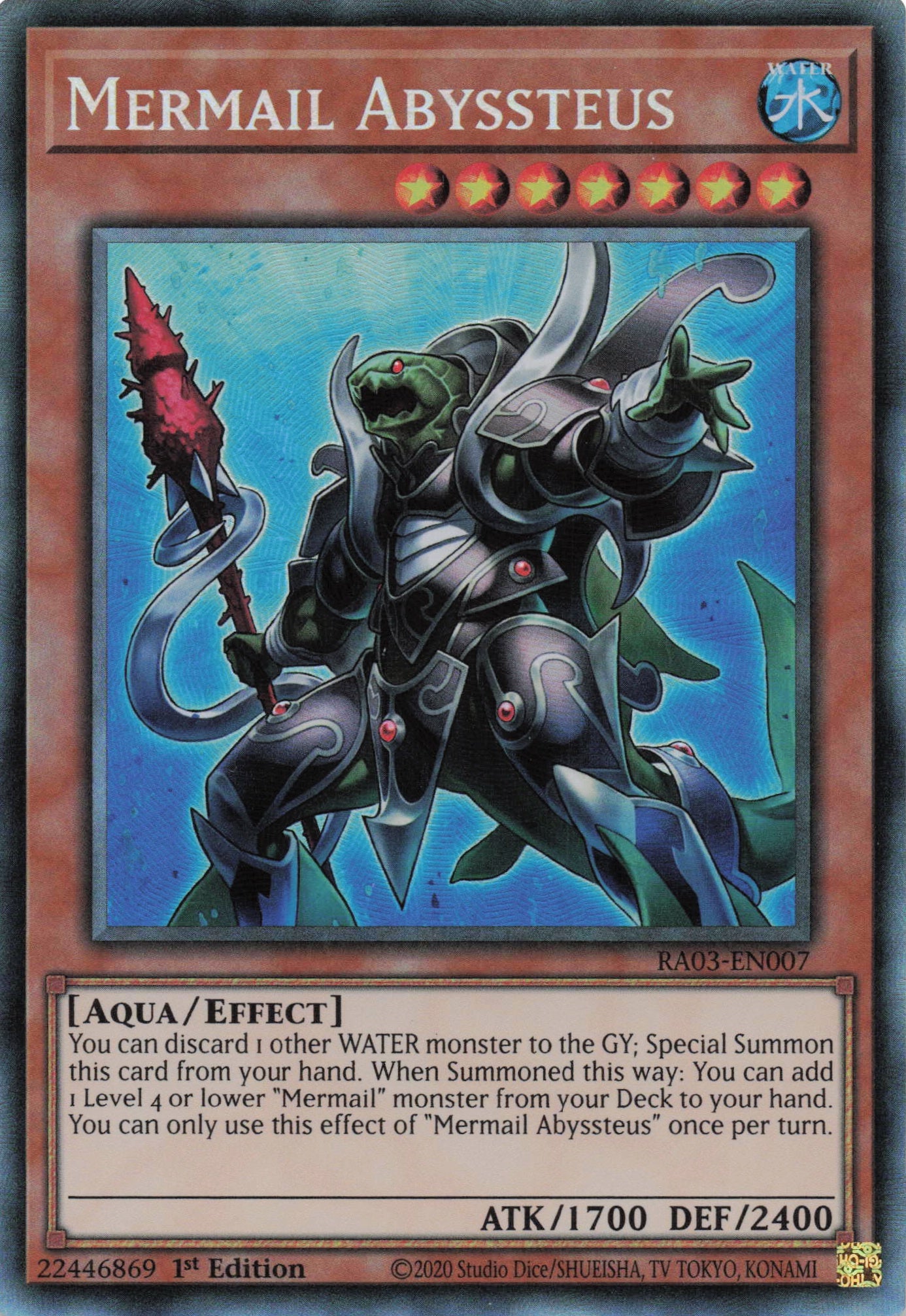 Mermail Abyssteus RA03-EN007 - Collector's Rare -