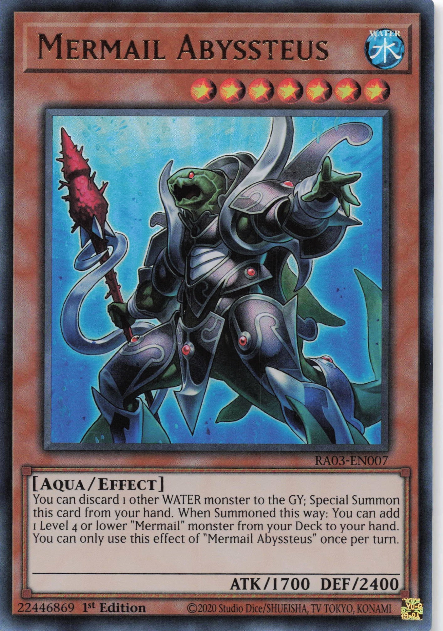 Mermail Abyssteus RA03-EN007 - Ultra Rare -