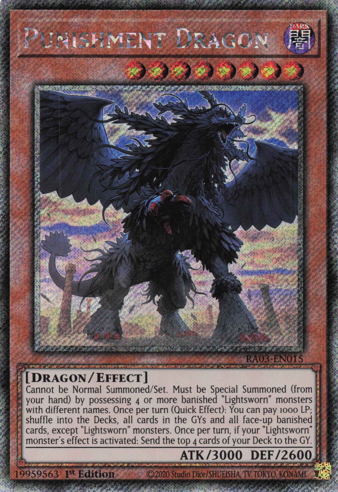 Punishment Dragon RA03-EN015 - Platinum Secret Rare -