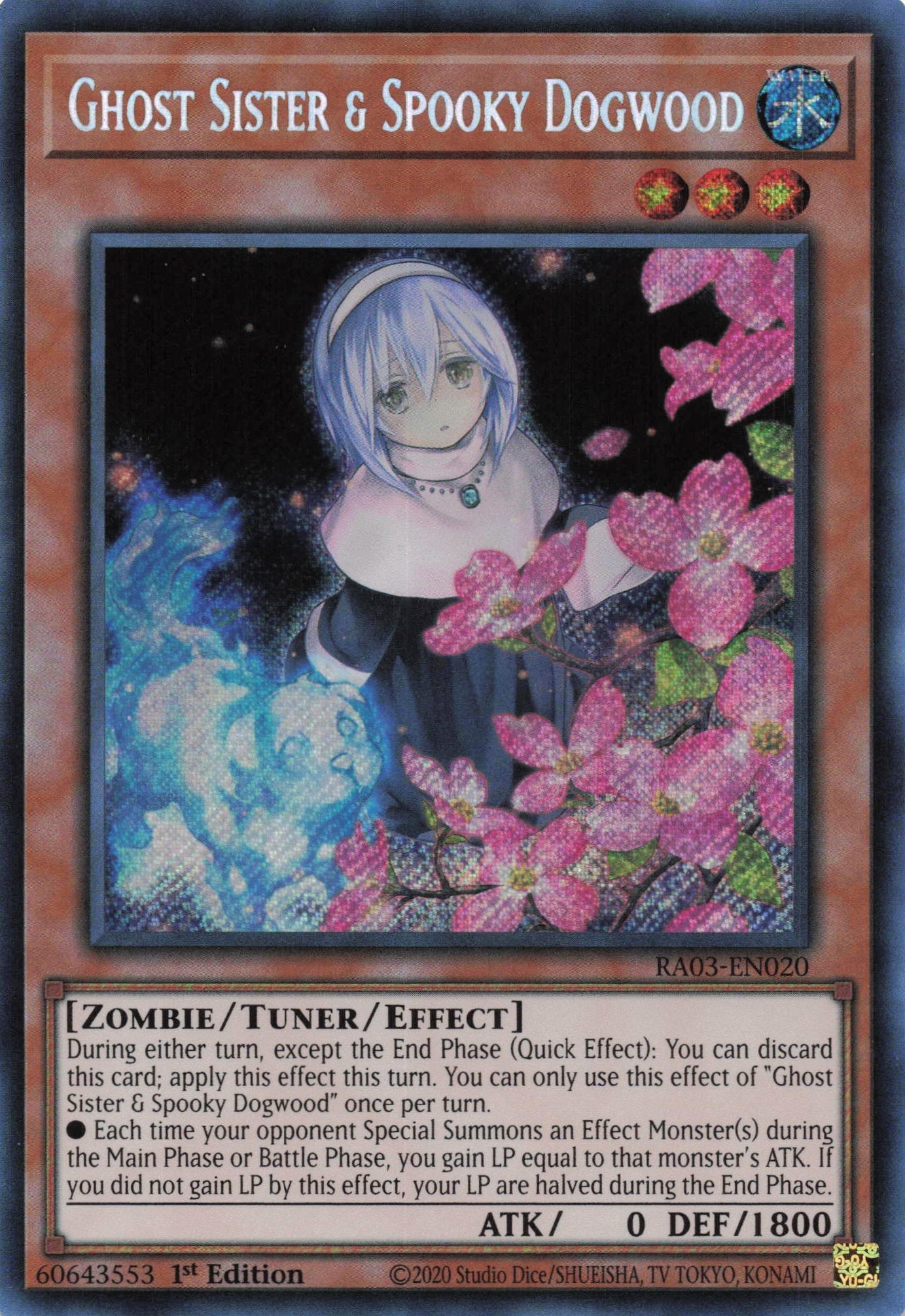 Ghost Sister & Spooky Dogwood RA03-EN020 - Secret Rare -