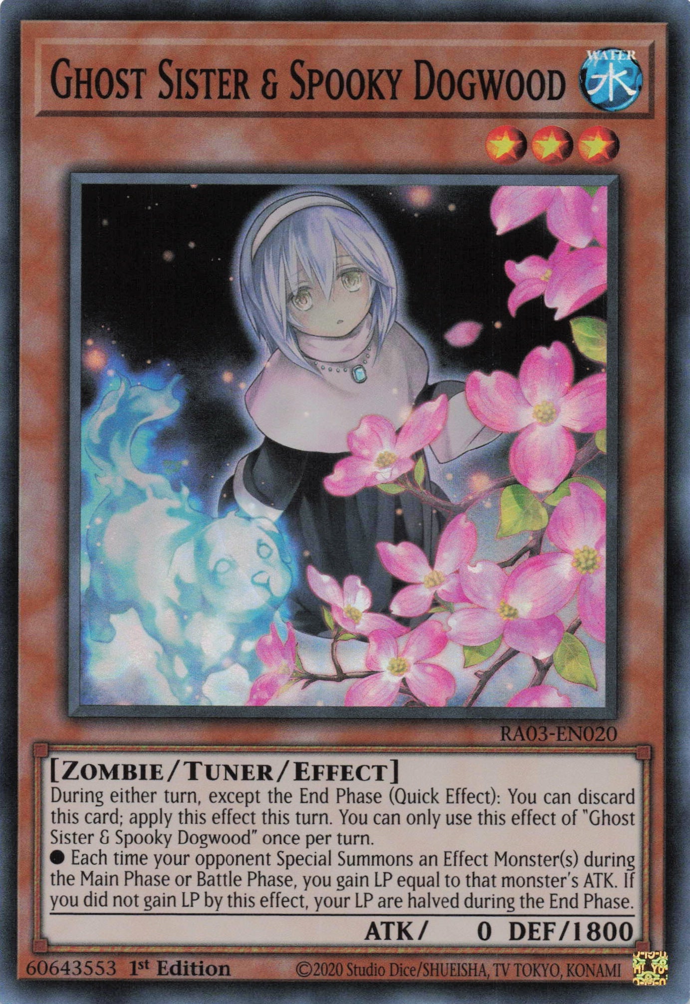 Ghost Sister & Spooky Dogwood RA03-EN020 - Super Rare -