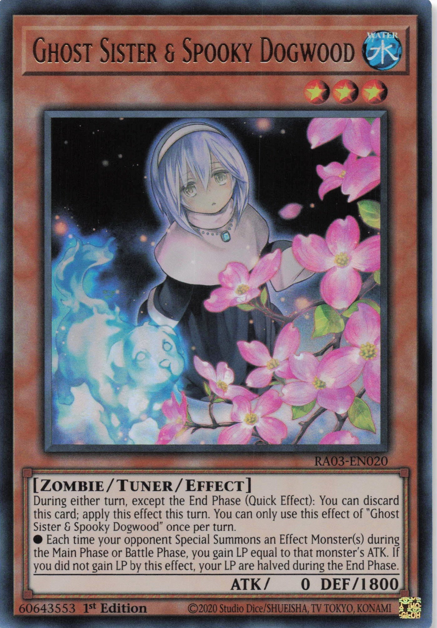 Ghost Sister & Spooky Dogwood RA03-EN020 - Ultra Rare -