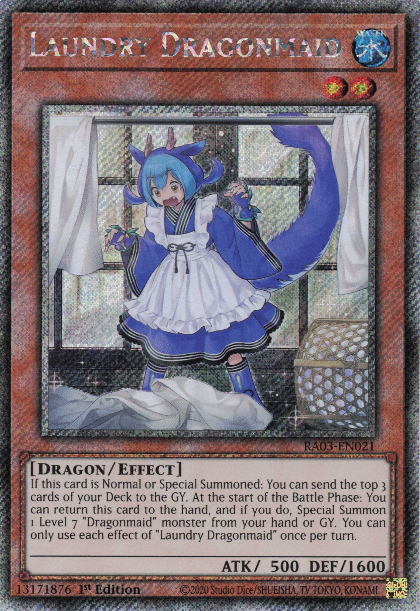 Laundry Dragonmaid RA03-EN021 - Quarter Century Secret Rare -