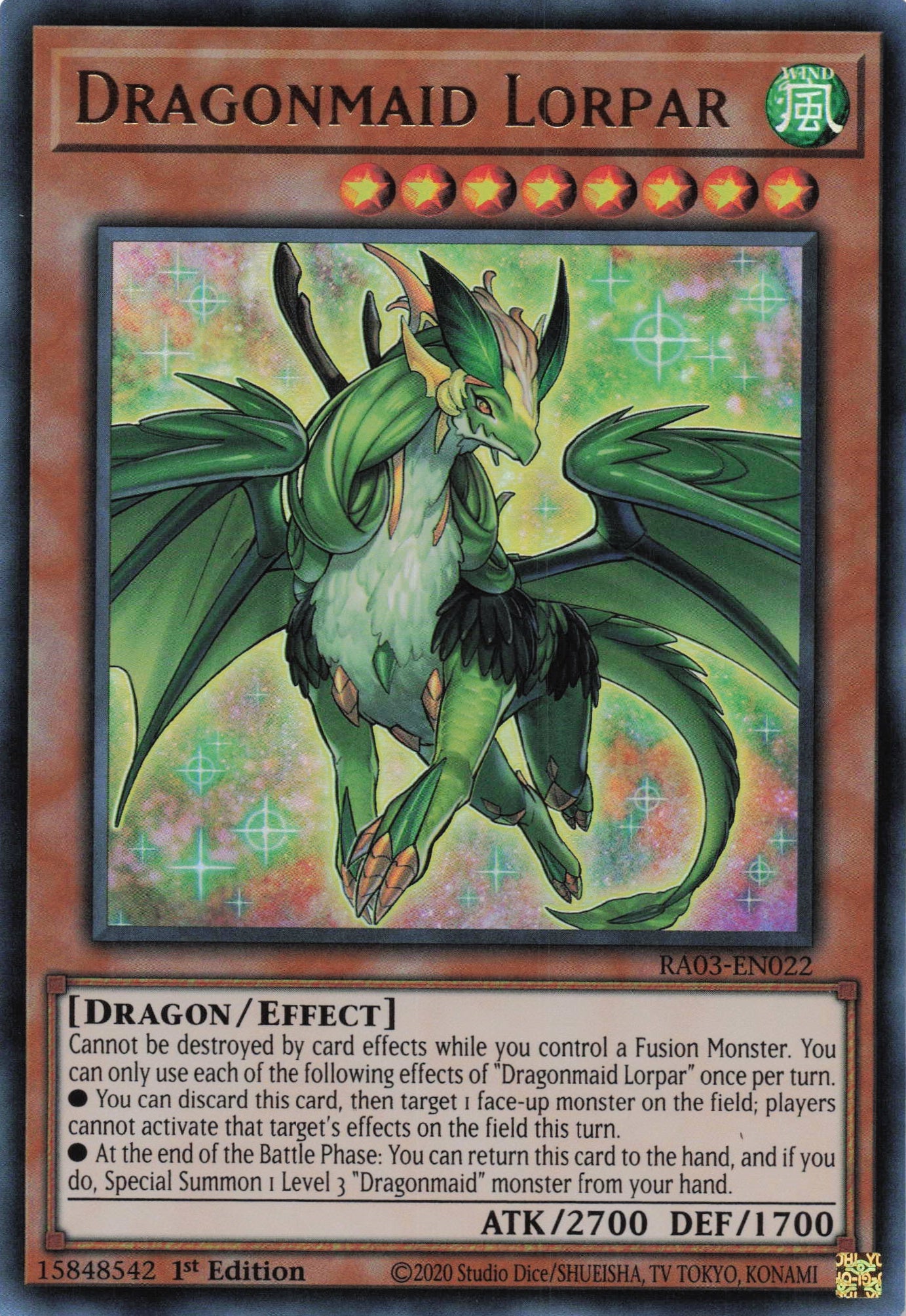 Dragonmaid Lorpar RA03-EN022 - Ultra Rare -