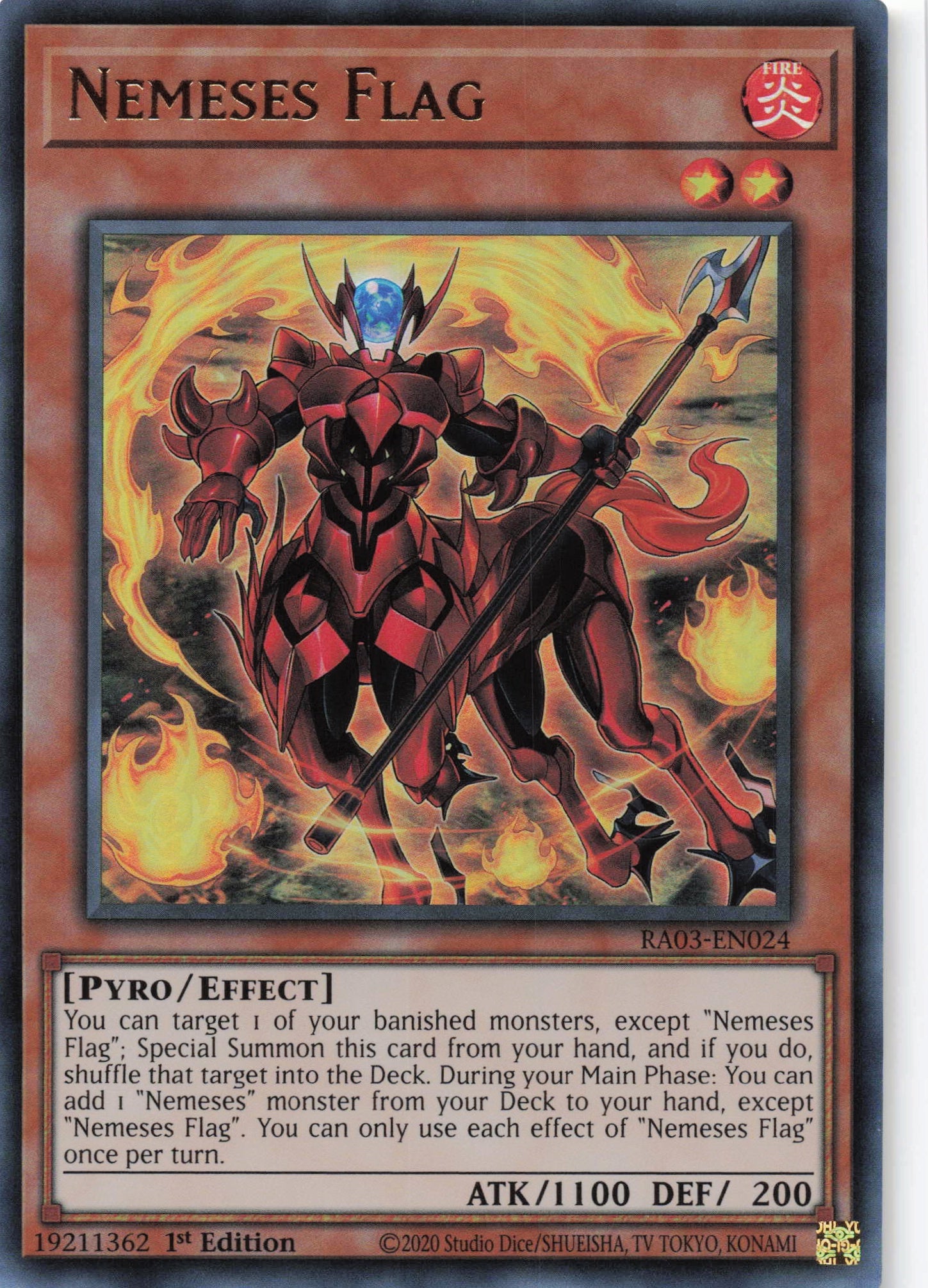 Nemeses Flag RA03-EN024 - Ultra Rare -