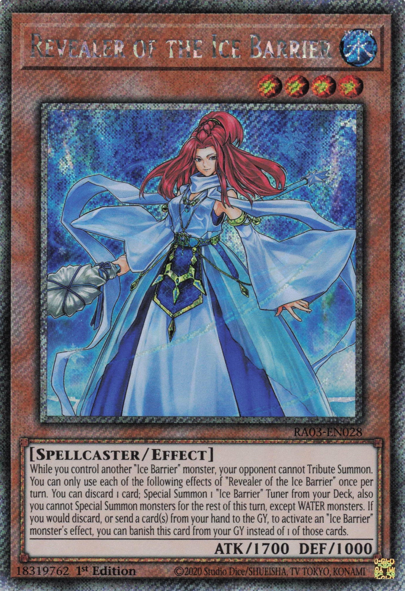 Revealer of the Ice Barrier RA03-EN028 - Quarter Century Secret Rare -