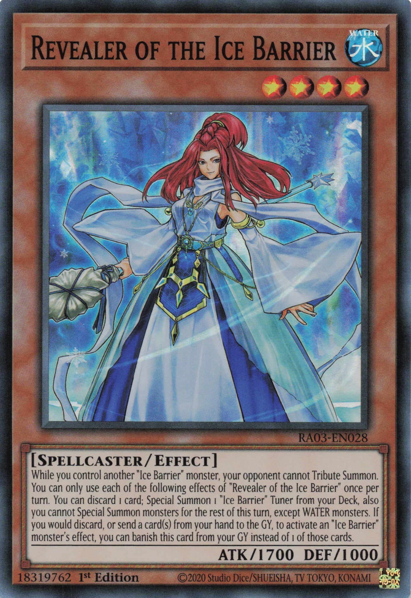 Revealer of the Ice Barrier RA03-EN028 - Super Rare -