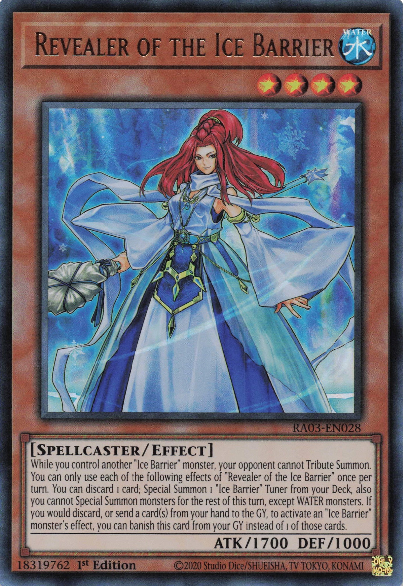 Revealer of the Ice Barrier RA03-EN028 - Ultra Rare -
