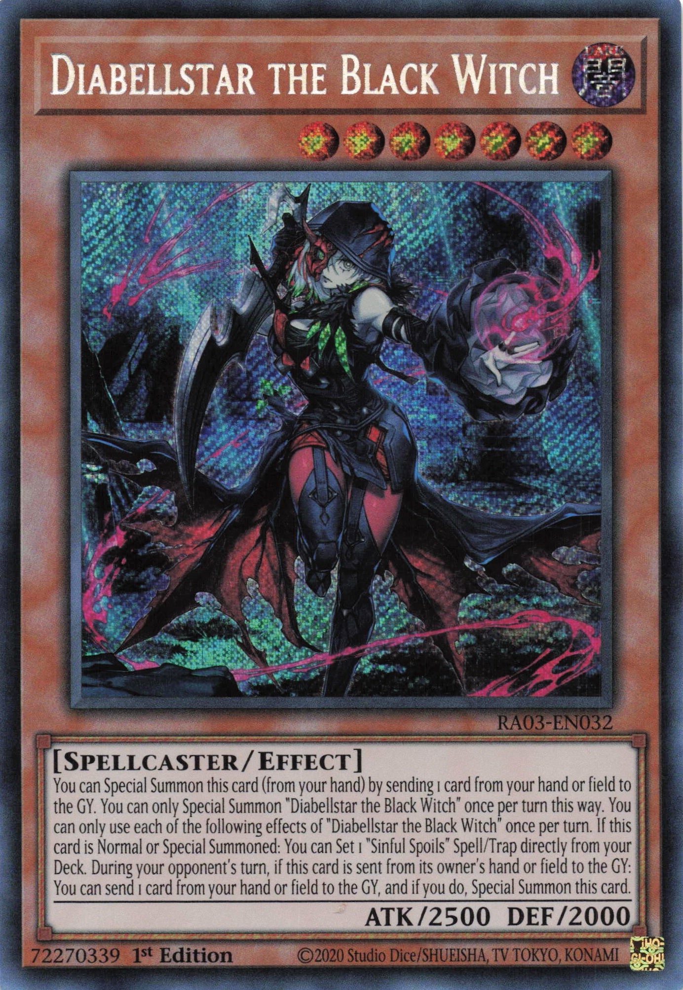 Diabellstar the Black Witch RA03-EN032 - Secret Rare -