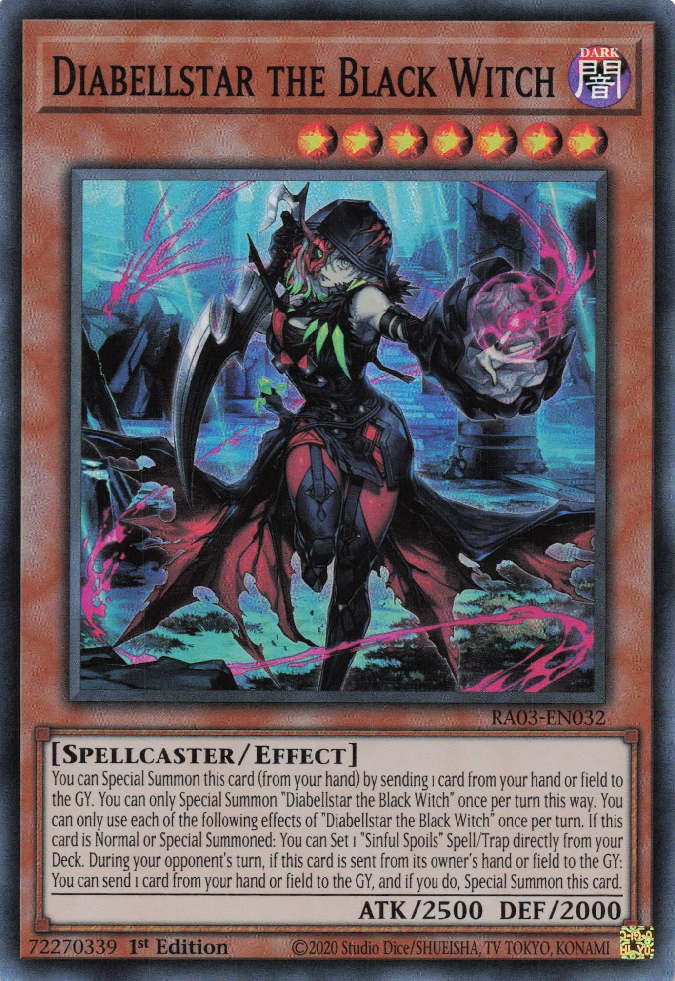 Diabellstar the Black Witch RA03-EN032 - Super Rare -