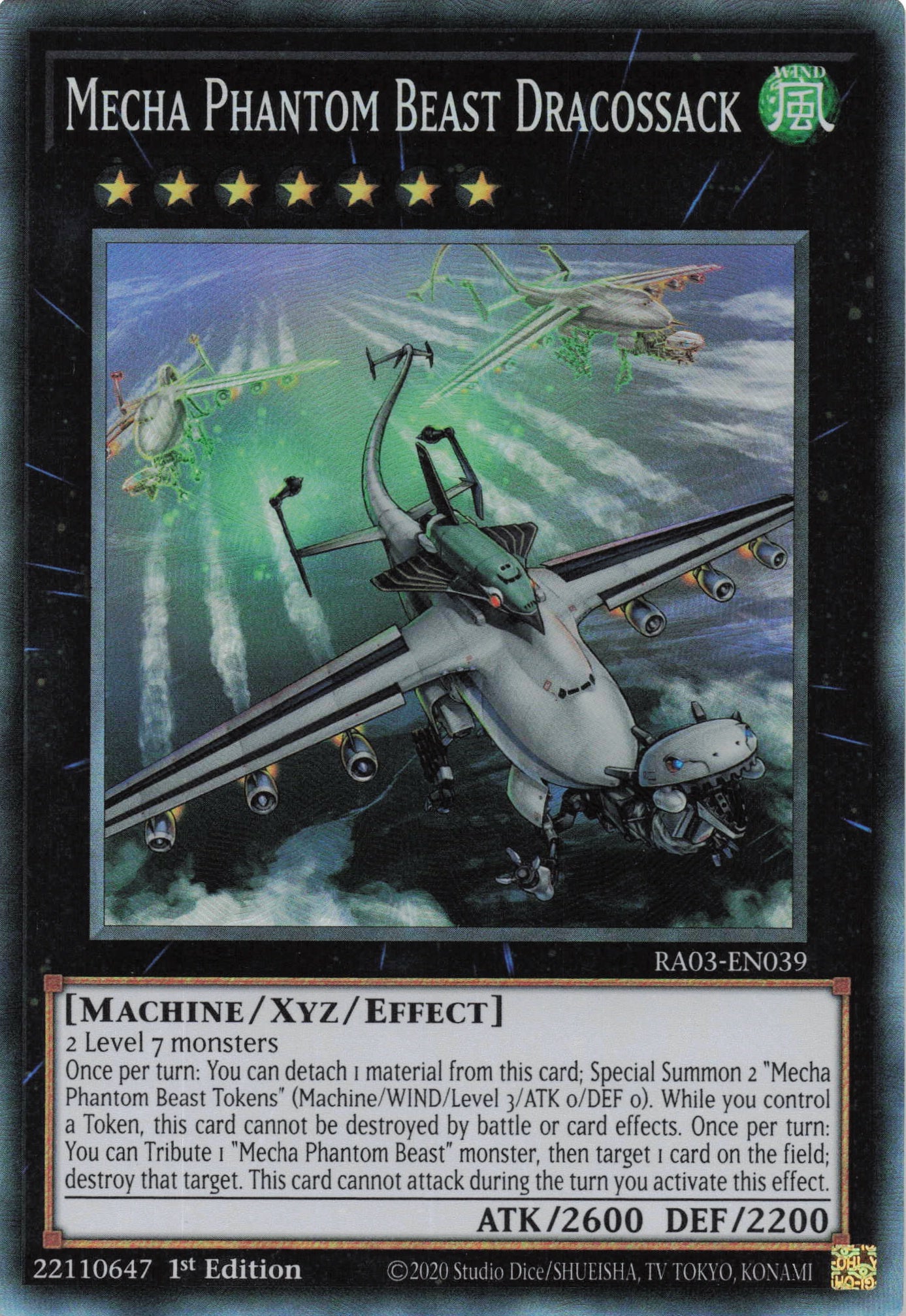 Mecha Phantom Beast Dracossack RA03-EN039 - Collector's Rare -