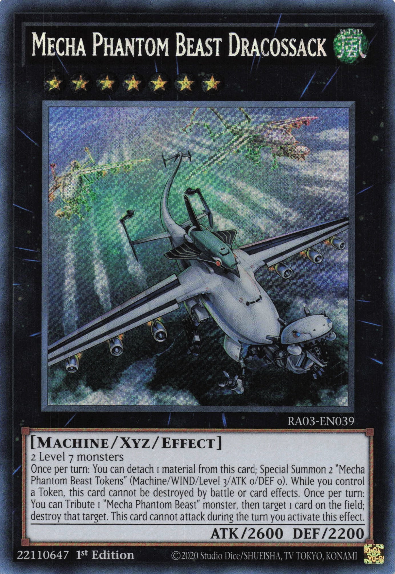 Mecha Phantom Beast Dracossack RA03-EN039 - Secret Rare -