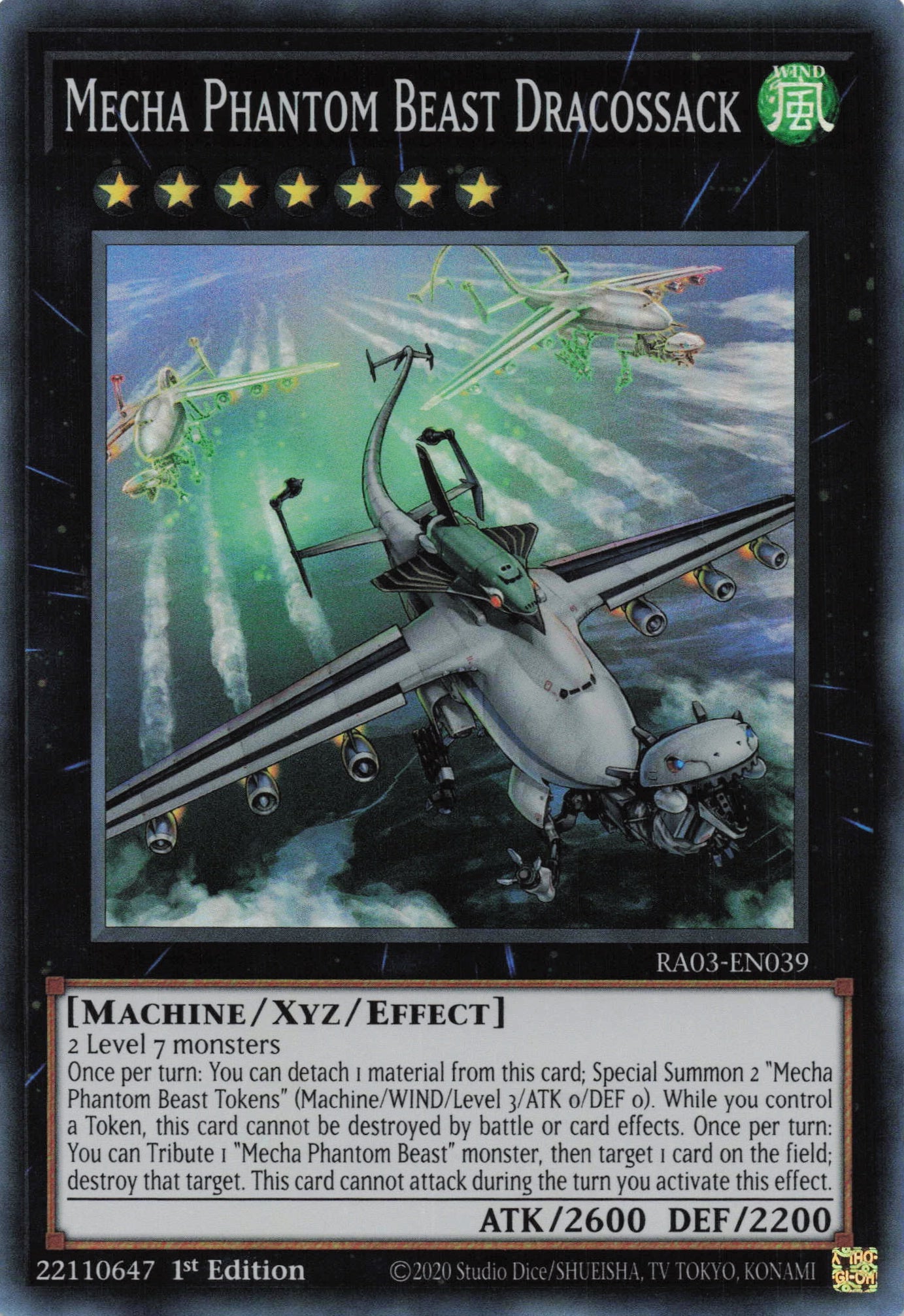 Mecha Phantom Beast Dracossack RA03-EN039 - Super Rare -