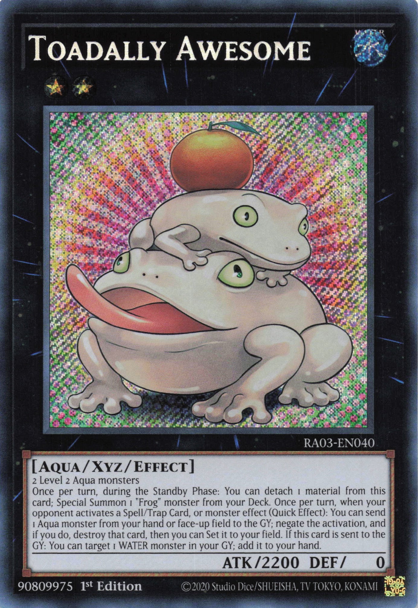 Toadally Awesome RA03-EN040 - Secret Rare -
