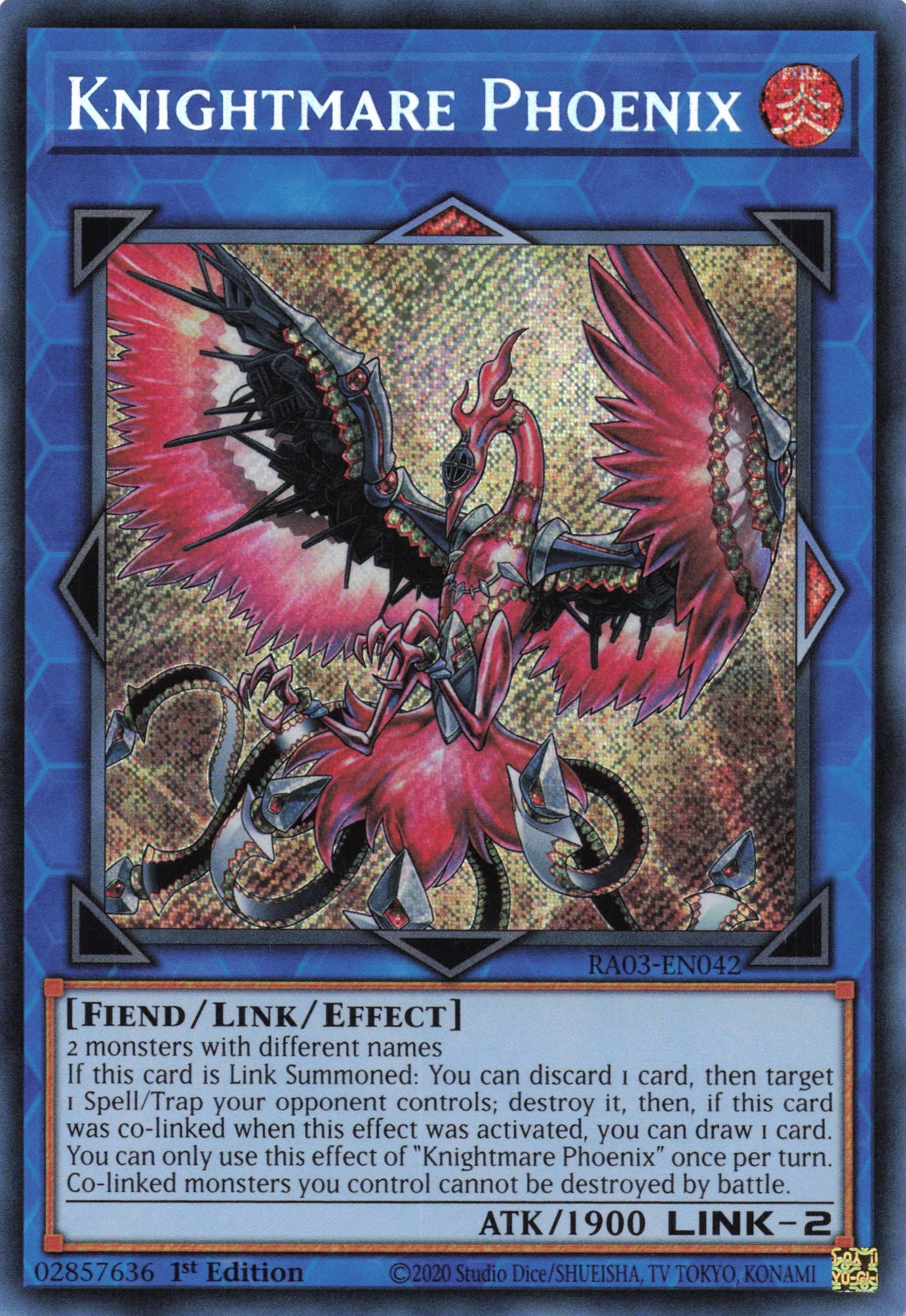 Knightmare Phoenix RA03-EN042 - Secret Rare -
