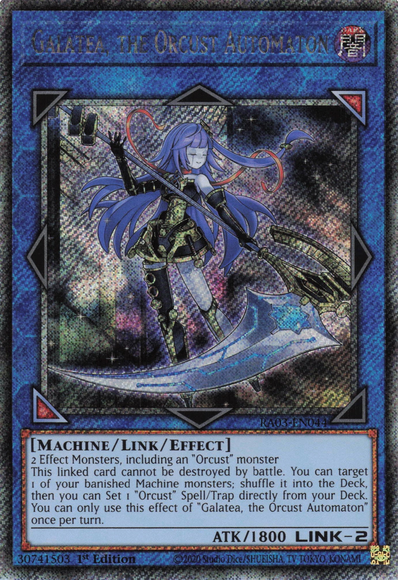 Galatea, the Orcust Automaton RA03-EN044 - Quarter Century Secret Rare -