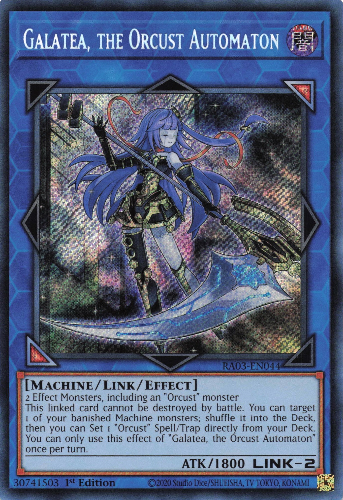 Galatea, the Orcust Automaton RA03-EN044 - Secret Rare -