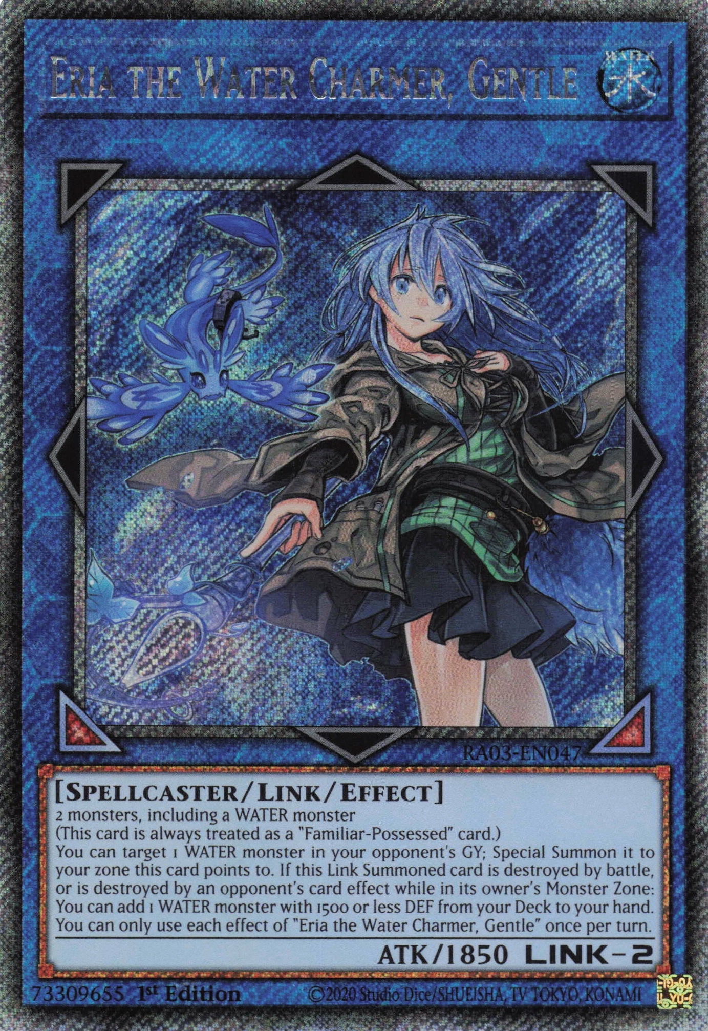 Eria the Water Charmer, Gentle RA03-EN047 - Quarter Century Secret Rare -