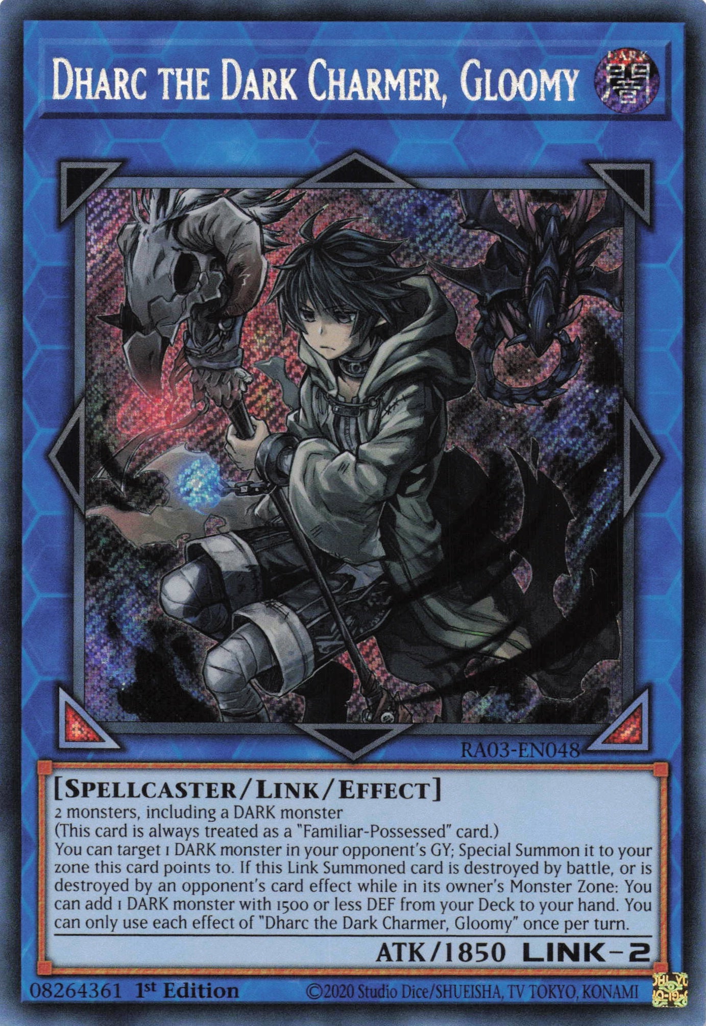 Dharc the Dark Charmer, Gloomy RA03-EN048 - Secret Rare -